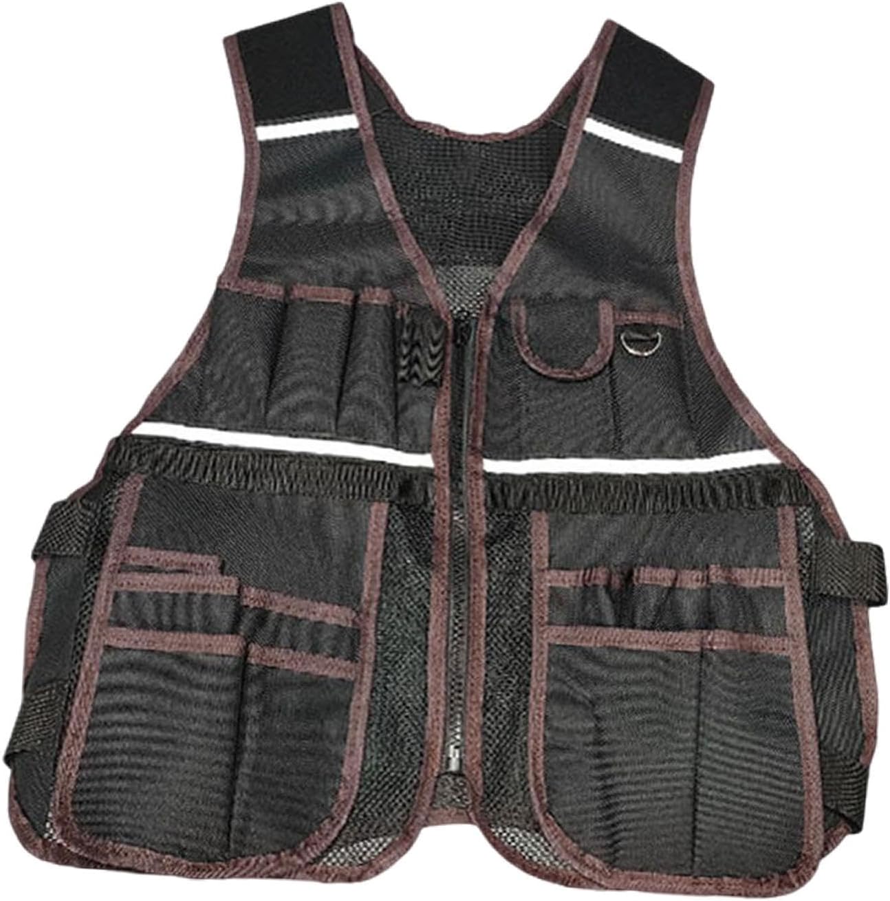  Gilet De Travail Multipoches, Gilet Réfléchissant, Gilet Porte-outils, Gilet D'électricien Oxford Avec Poches à Outils, Adapté Aux électri