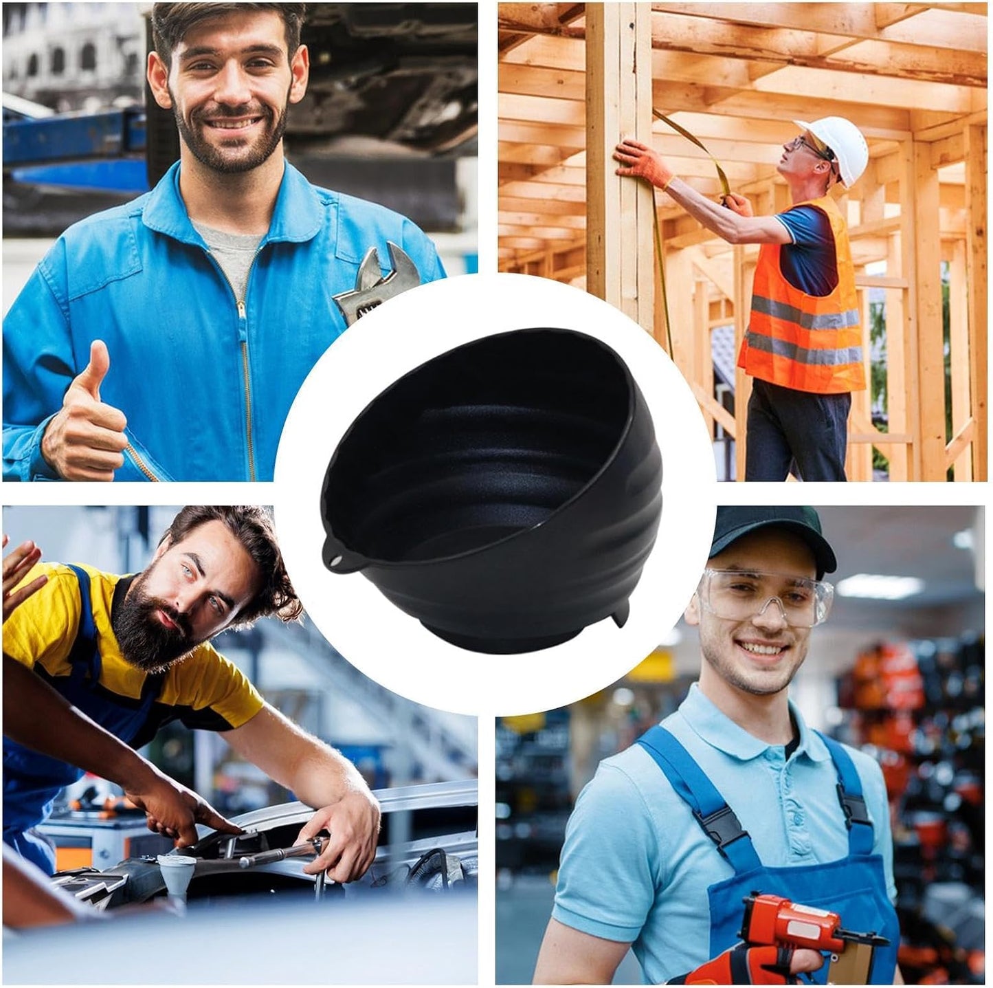  Bols Magnétiques Incassables, Plateaux à Outils Haute Résistance, Organisateur De Vis Magnétique Avec Construction Robuste, Accessoire D'atelier Avec Design Compact, Rangement D'outils Pour écrous
