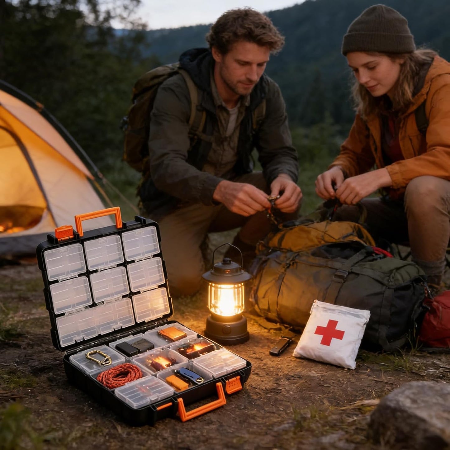  Organiseur De Petites Pièces Détachables Avec Poignée, Boîte à Outils Pour Vis, écrous, Boulons, Bijoux, Bureau, Atelier, Salle D'artisanat, Portable Et Multifonction Pour Solution De Rangement De
