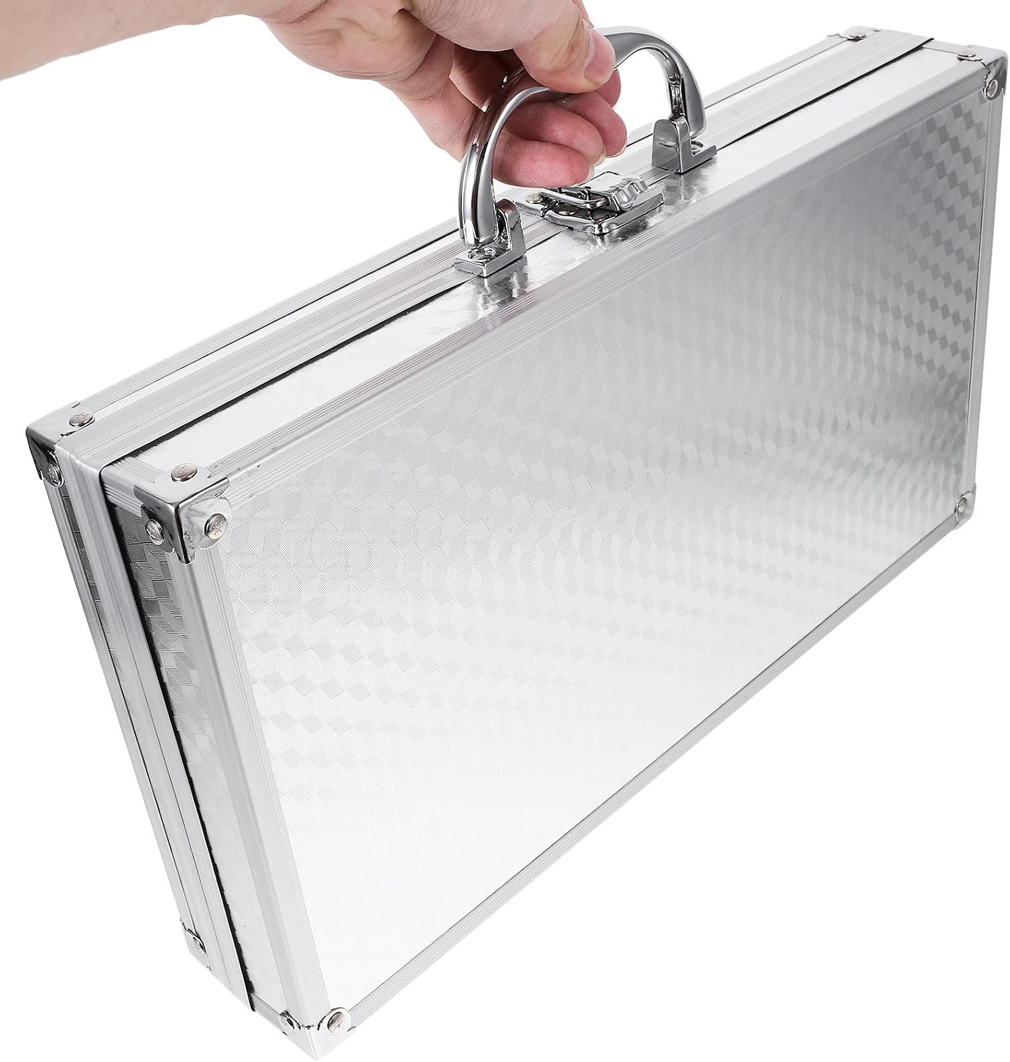  ULTECHNOVO Mallette Portable Légère Et Résistante En Alliage D'aluminium Protection Renforcée, Boîte à Outils Pour Bureau Et Voyage En Extérieur