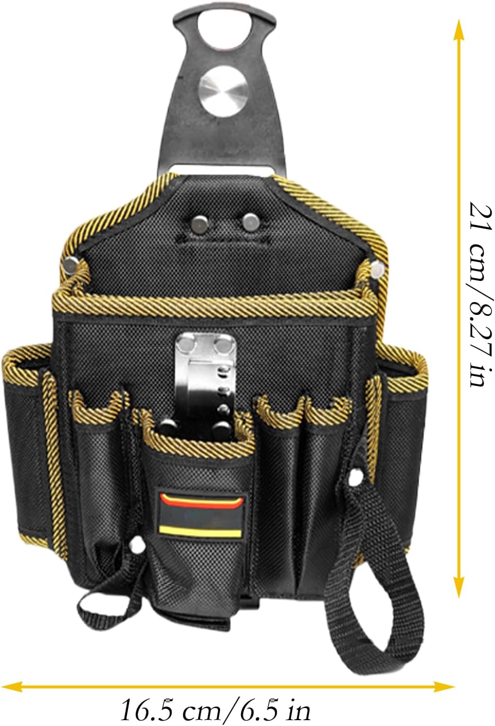  Sac Ceinture à Outils Pour Électricien,Poche De Taille Multi-poche Pour Technicien Électricien - Ceinture Holster Utilitaire Légère Pour Personnel De Travail Coiffeurs Couvreurs
