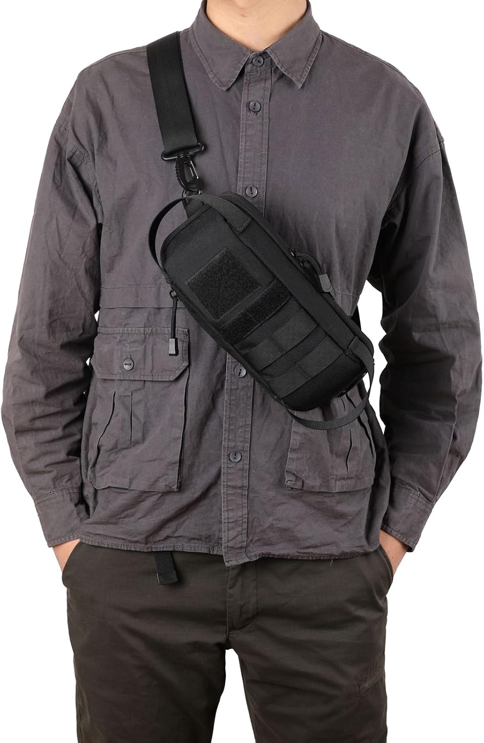  Pochettes Pour Équipement D'électricien Tissu Imperméable 1680D Poche 'accès Spacieuse À Bandoulière Porte-outils Organisateur 'outils 'électricien Avec Poches