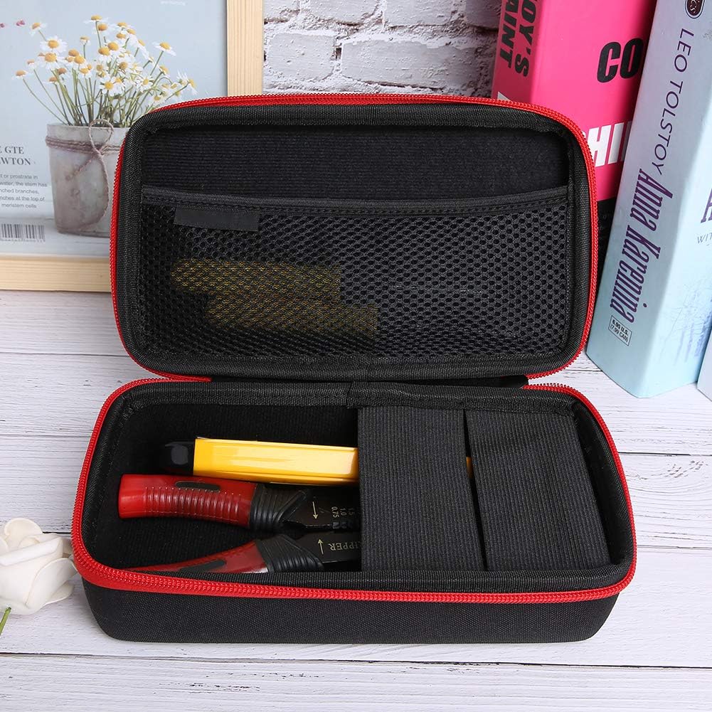  Mini Boîte à Outils Portable, Sac à Outils Noir EVA Coque Rigide Mutispandex Quincaillerie Boîte De Rangement D'outils