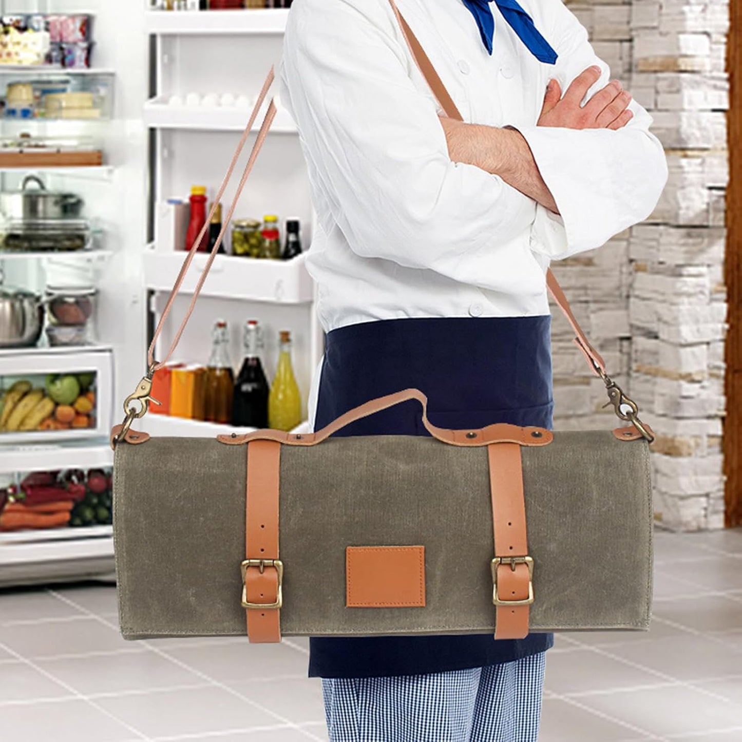  Sac à Outils De Chef Multifonctionnel Avec Poignée Et Bandoulière Pour Outils De Cuisine Et Accessoires