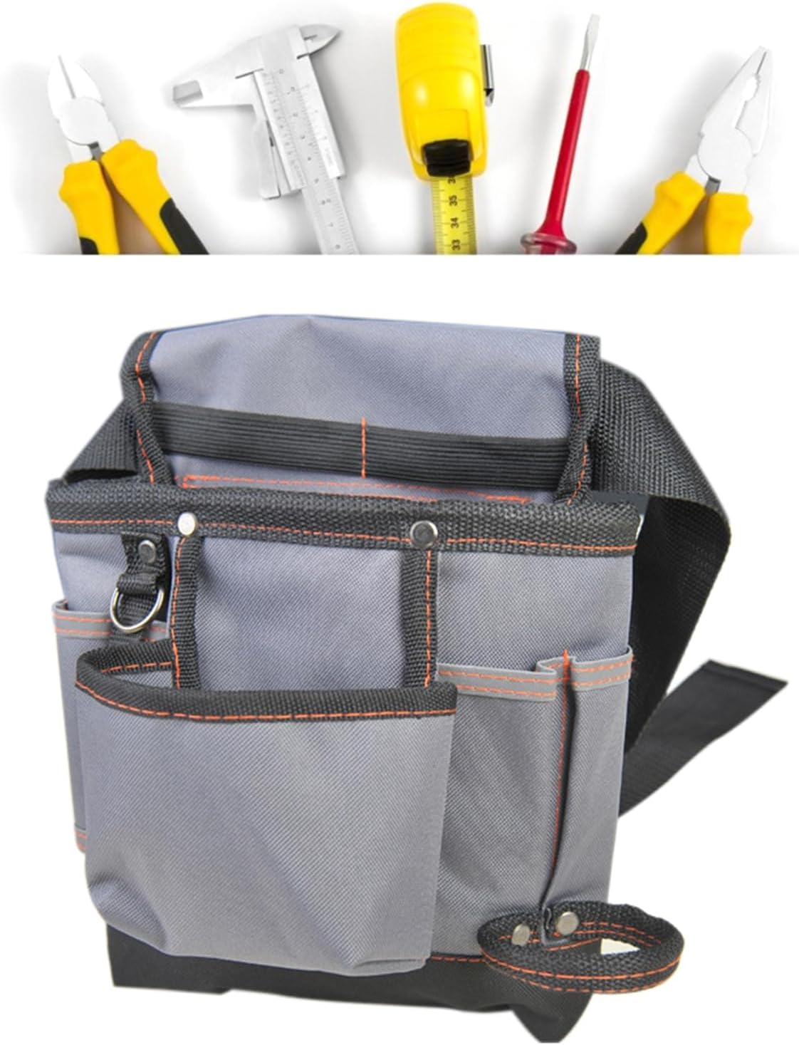  Sac à Outils En Toile Double Couche Réglable Et étanche Pour électricien Et Technicien