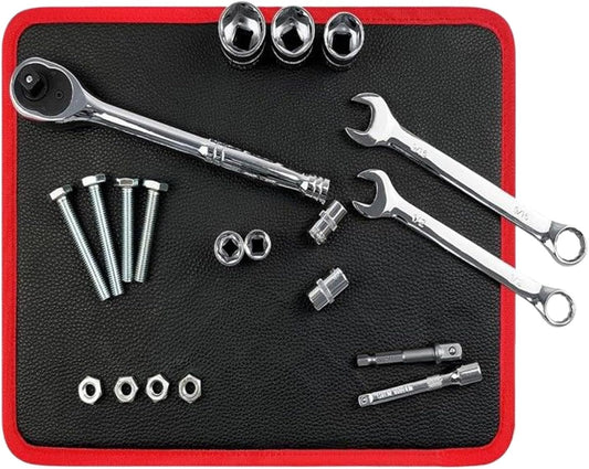  Tapis à Outils Magnétique – Organiseur De Boulons Magnétiques Pour Réparation Automobile | PVC Avec Aimant Puissant, Tampon à Outils Flexible Pour Le Travail Des Métaux, Le Travail Du Bois, Les