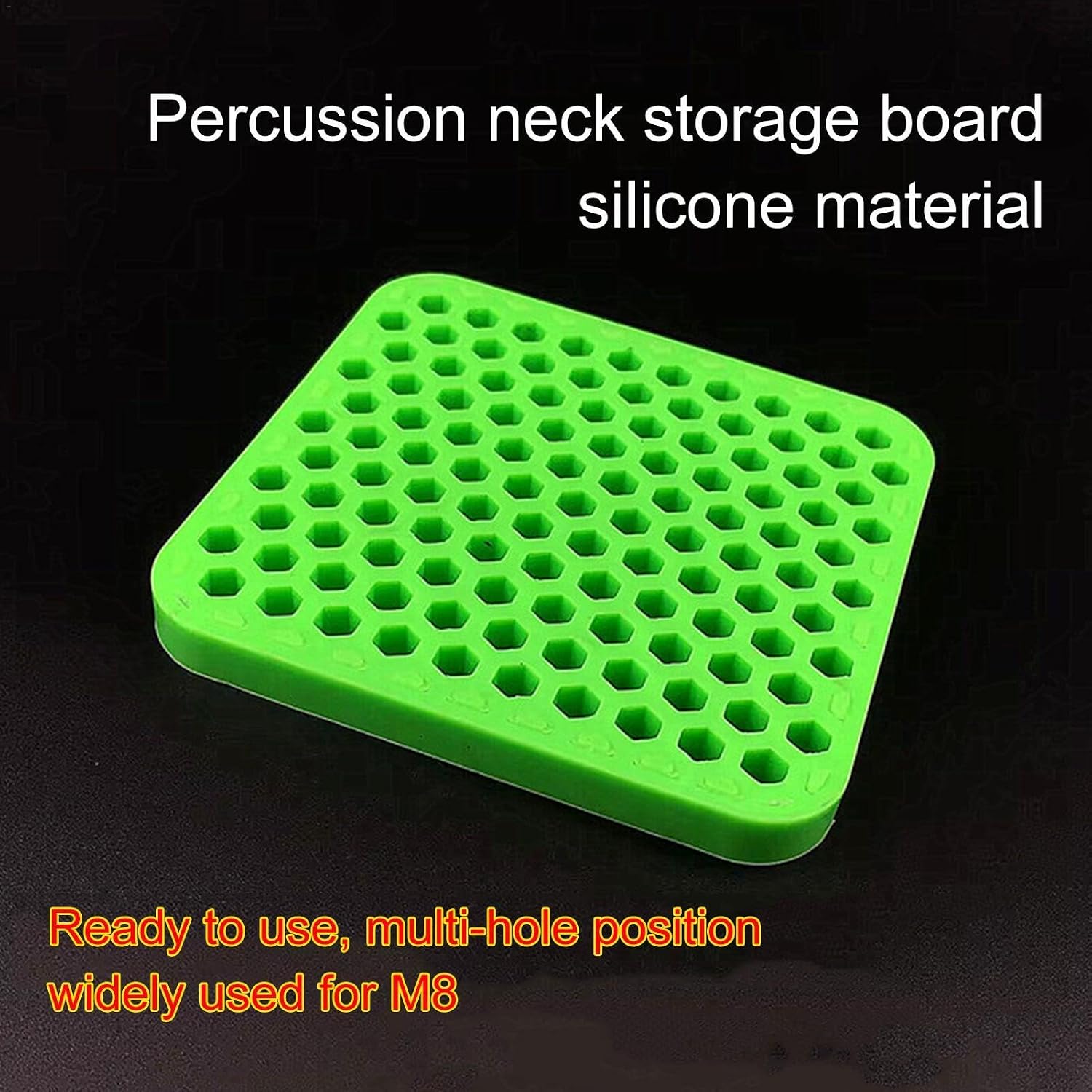  Organiseur De Petites Pièces, Boîtes De Rangement Pour Pièces, 10,7 X 10,2 X 1,9 Cm, Boîtes à Outils En Silicone, Boîte à Outils Polyvalente, Accessoires Pour Mandrin Fileté M8