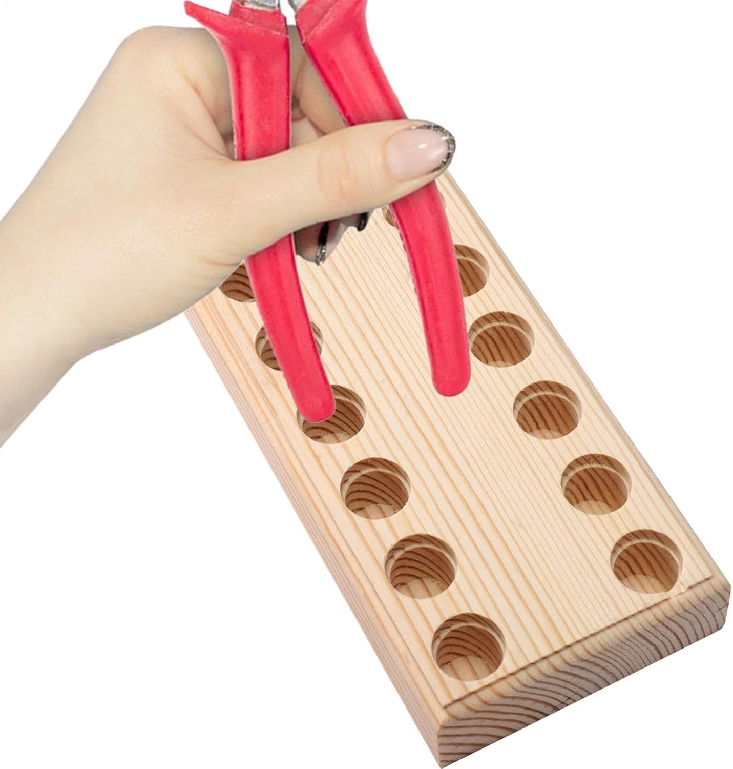 GENERIC Porte-pinces – Support De Rangement Pour Pinces Multi-fentes, Organiseur D'outils De Perlage Robuste Avec Design Vertical, Accessoire D'atelier Pour Travaux De Construction Et De Mécanique