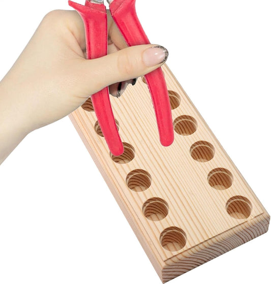 GENERIC Porte-pinces – Support De Rangement Pour Pinces Multi-fentes, Organiseur D'outils De Perlage Robuste Avec Design Vertical, Accessoire D'atelier Pour Travaux De Construction Et De Mécanique