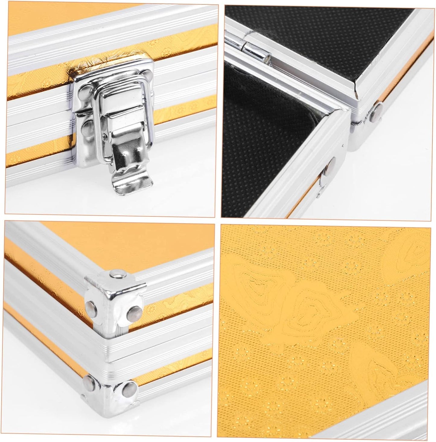  Healeved Boîte De Rangement Pour Kit Écouteurs Étui De Rangement Pour Outils Écouteurs Boîte Alliage Aluminium