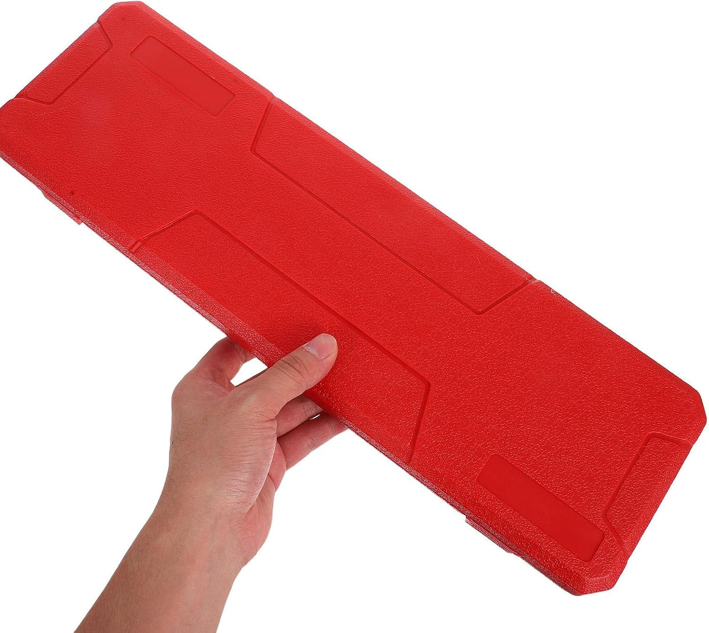  Healvian Boîte De Rangement Rouge Étui Léger En Plastique Design Extérieur Moulé Par Soufflage Protection Résistante Pour Pied à Coulisse Numérique Pour Atelier Et Voyage