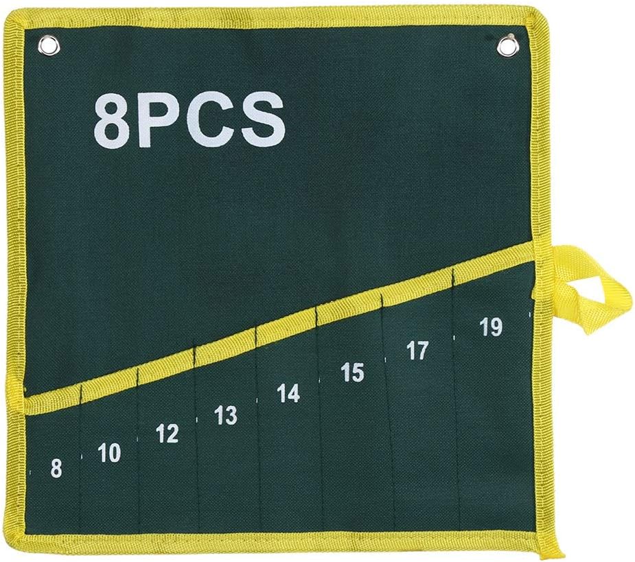  Ausla Sac à Clés En Toile En Rouleau, Organisateur De Rangement D'outils à Poches Multiples Avec 6 à 25 Options De Poches, Pochette Portable à Suspendre Ou à Enrouler Pour Mécaniciens Charpentiers,