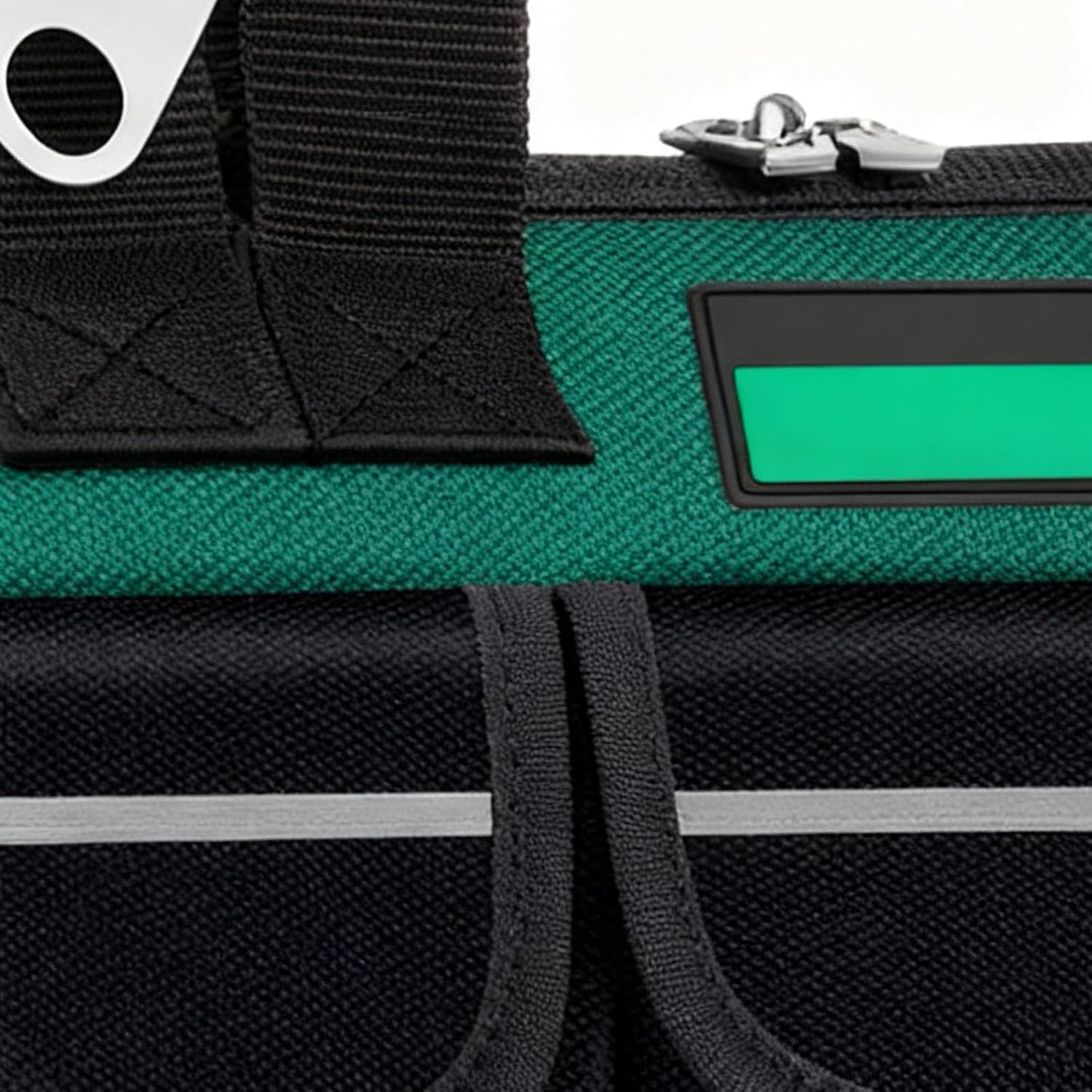 Genérico Organiseur Pour Sac à Outils – Oxford Sacs Lourds De Grande Capacité à Large Ouverture Avec Bandoulière, Rangement Durable Pour Travaux De Construction D'électriciens, Dortoir Pour Voiture, équipement