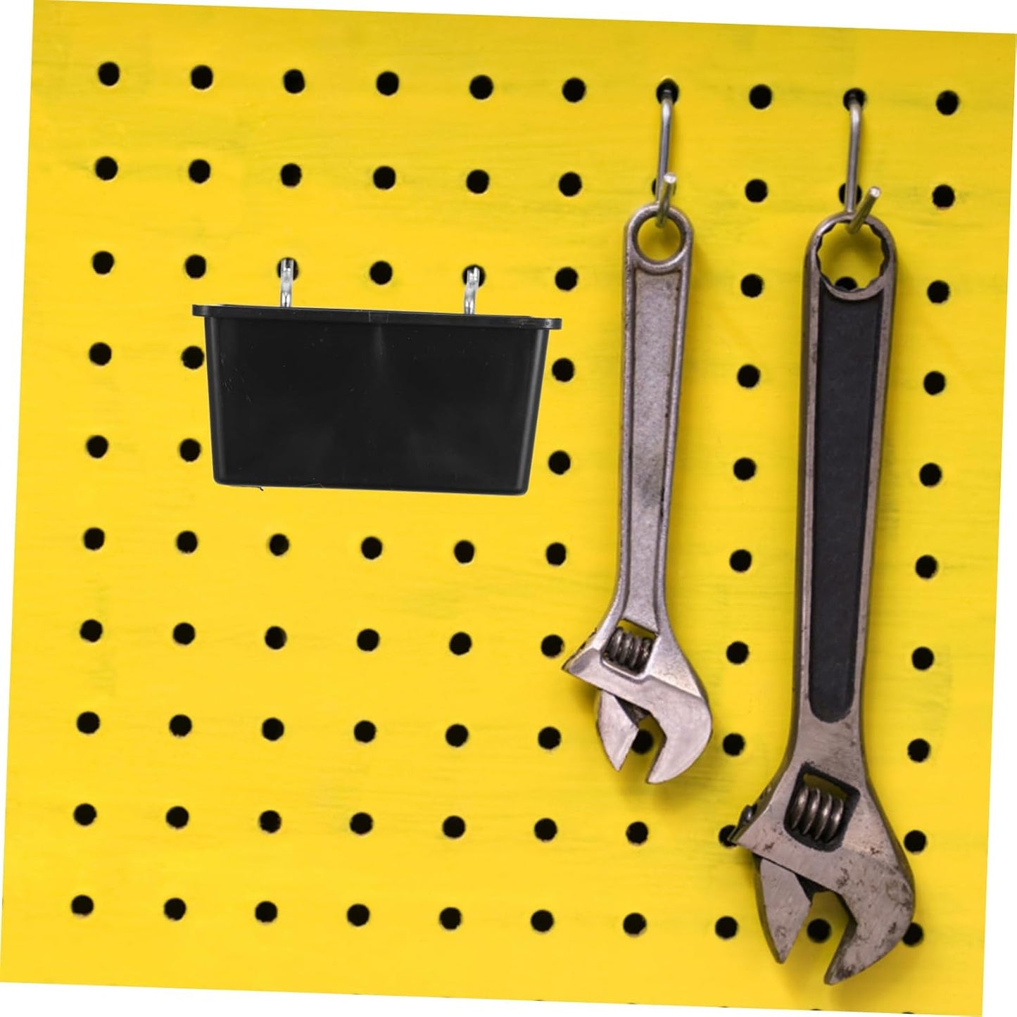  Ciieeo 4pièces Lot De Bacs De Rangement Pour Panneaux Perforés Boîtes à Vis Porte-outils Organisateurs De Garage Accessoires Pour Panneaux Perforés
