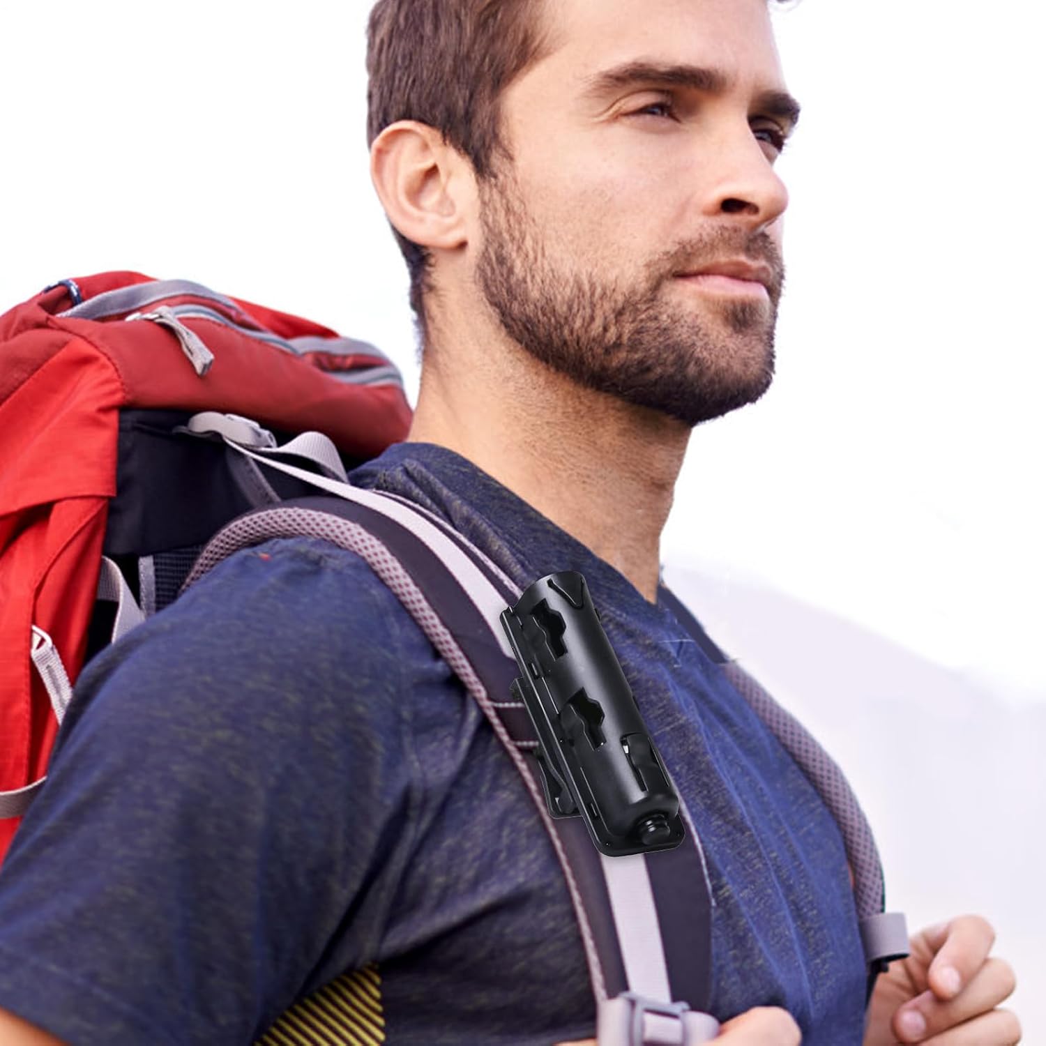  Attache Ceinture Métal,Pince à Ressort Métallique Clip Ceinture Porte-Outils - Sac Organisateur Porte-Outils Ajustable Compact Portable Économe En Espace Pour Randonnée Et Travail En