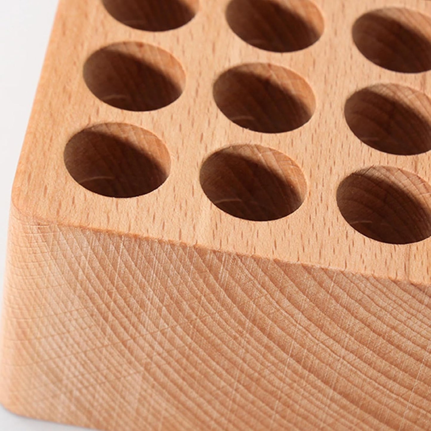  Organisateurs à Outils En Cuir De Hêtre Avec Plusieurs Emplacements Pour Travaux Manuels Et Rangement Efficace D'atelier. Boîte à Outils En Bois