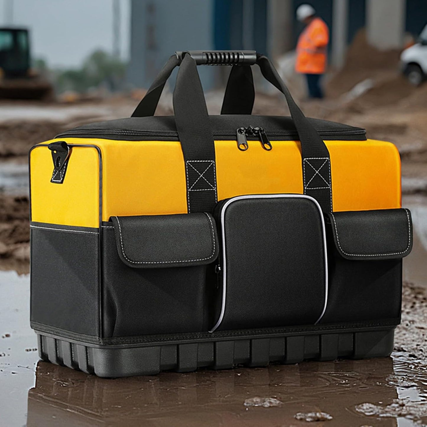  Sac à Outils De Jardin Avec Poches En Tissu Oxford - Grand Organisateur Pour Outils De Jardin Et électricien