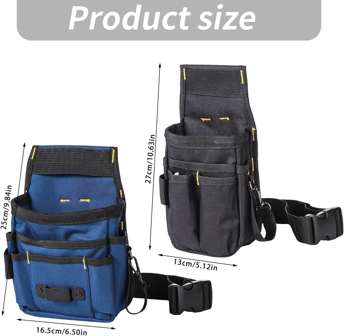  Pochettes à Outils D'électricien De Capacité Conçues Pour Une Récupération Rapide Des Outils Et Un Port Confortable En Journée