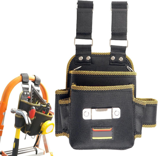  Sac à Outils De Ceinture, Pochette D'électricien, Pochette à Libération Rapide, Organiseur De Plusieurs Poches Avec Design Robuste Et Imperméable Pour électriciens, Menuiserie Ou Travail En Plein Air