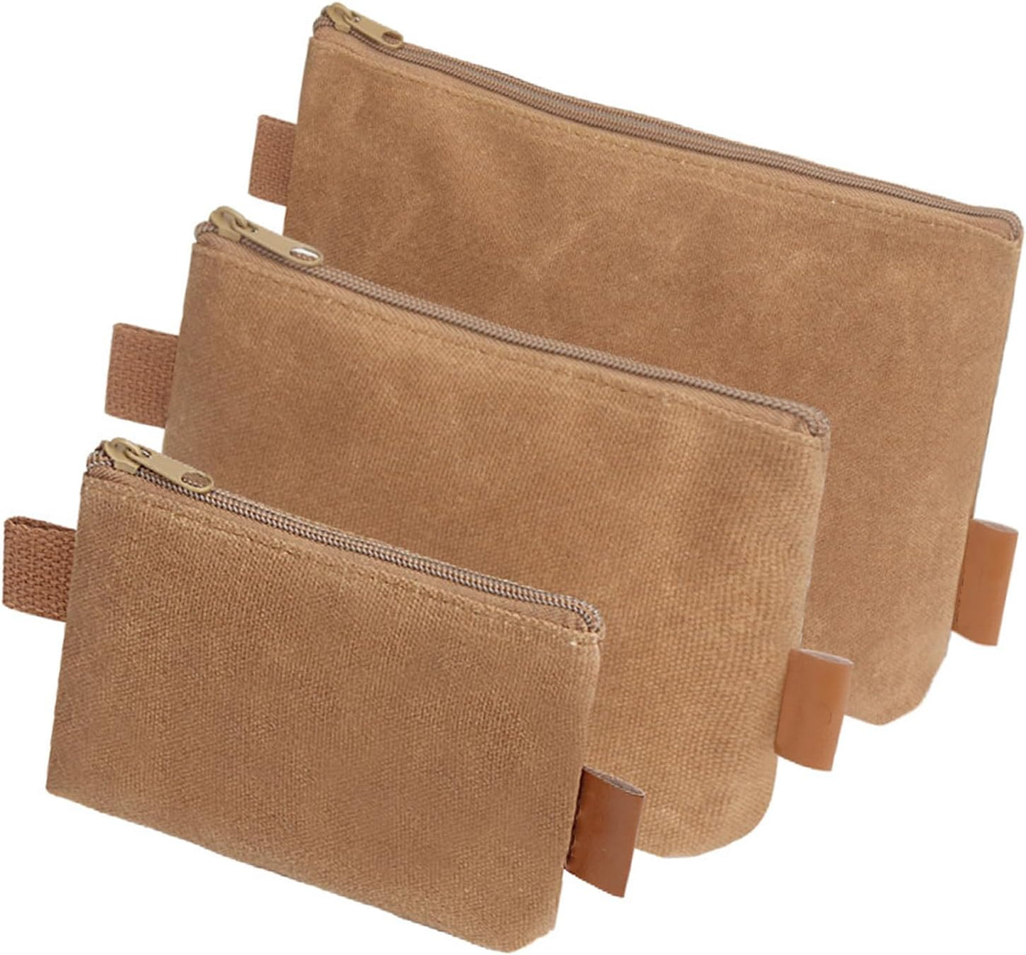  Sac à Outils En Toile étanche - Collection De 3 Pièces - Fermeture éclair - Organisateurs Pour Un Rangement Et Une Organisation Pratiques