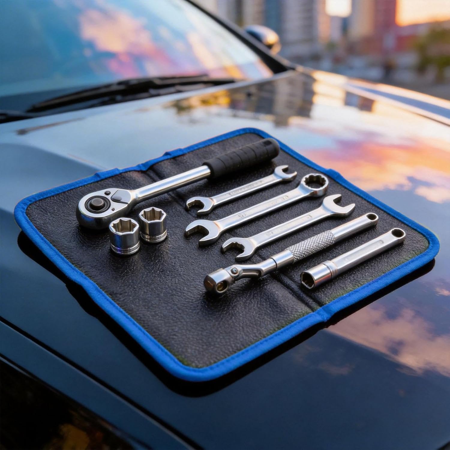  Magnétique | Organiseur De Pièces Antidérapant – Tapis D'outils Magnétique Pour Réparation Automobile | Pour Atelier, Travail, électronique, Mécanique, Garage, Maison, Boulons, Tournevis, Clés