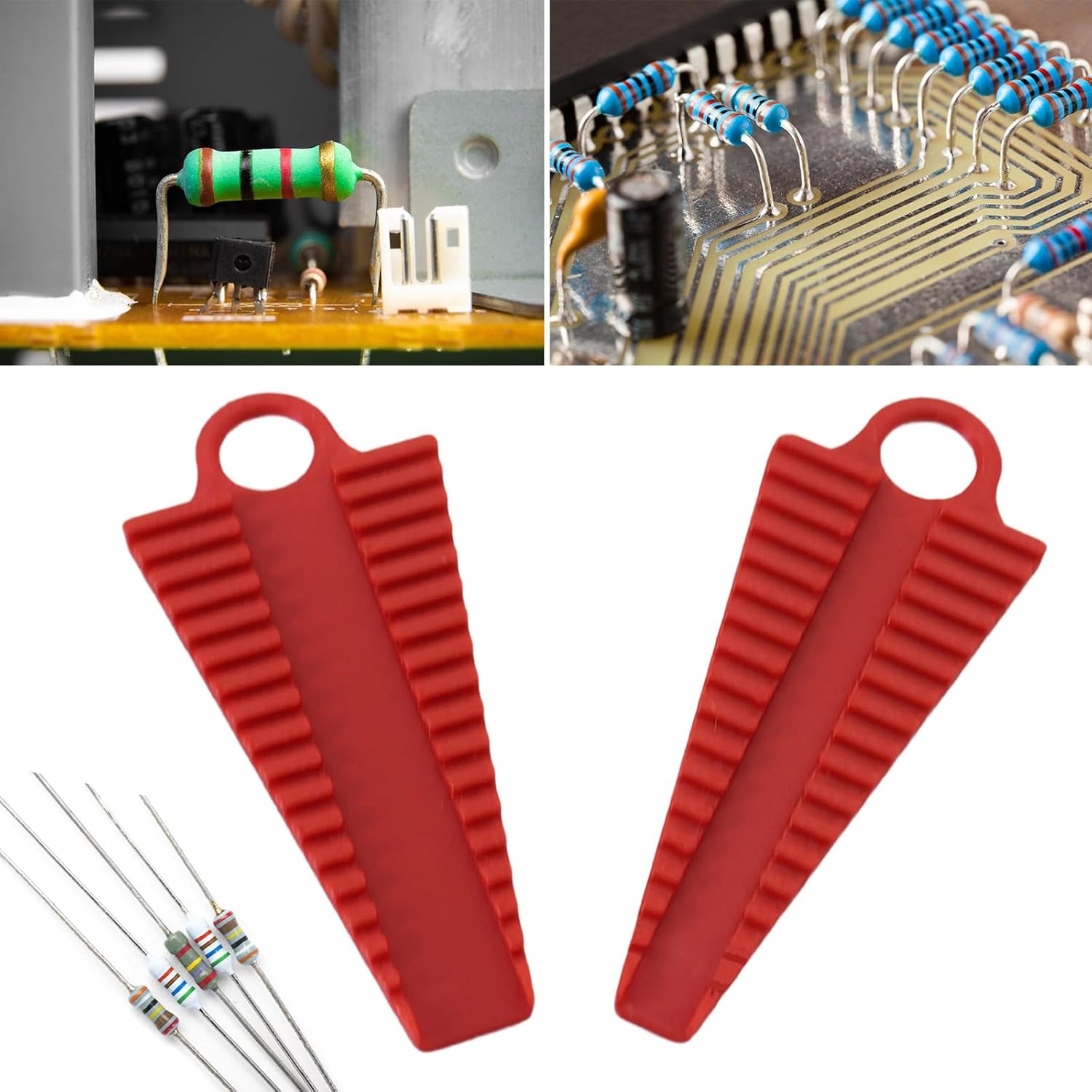 Aide à Souder Ergonomique En Silicone : 32-12 AWG V Composant De Conception Et Plateau à Souder Accessoires De Soudure Avec Récupérateur De Débris