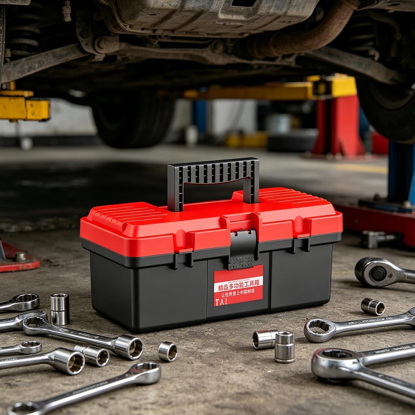  Petite Mallette à Outils à Main | Organisateur Portable Renforcé Mini Avec Poignée Pour Loisirs Créatifs,Boîte à Outils De Bricolage Et Entretien,pour Véhicule Voiture Bureau Atelier Garage Voyage