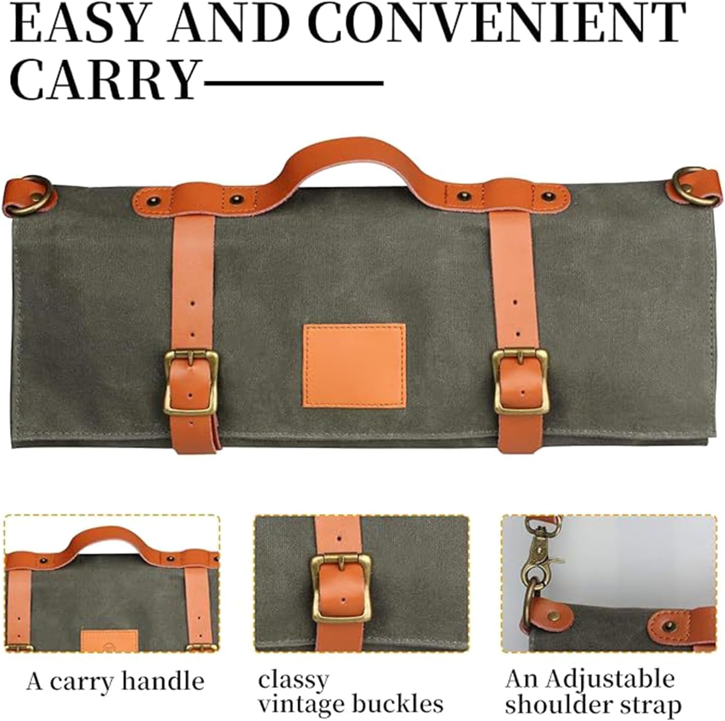  Sac à Outils De Chef Multifonctionnel Avec Poignée Et Bandoulière Pour Outils De Cuisine Et Accessoires