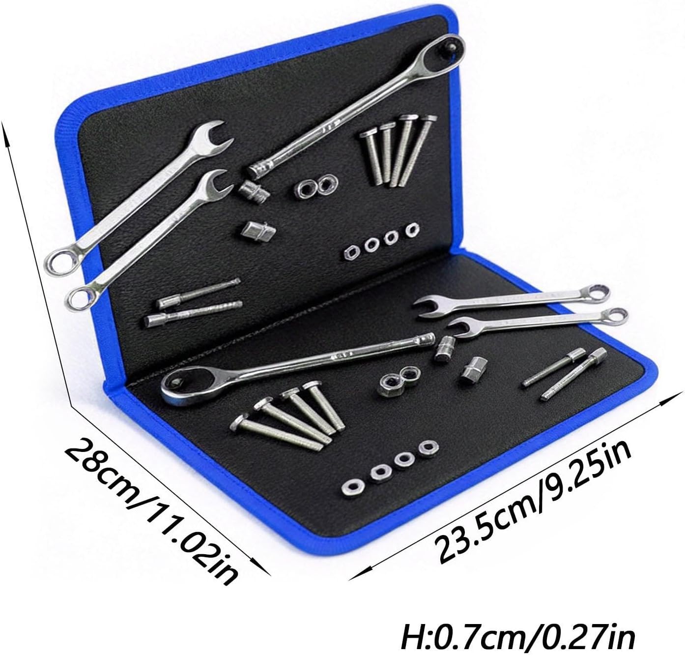  Tapis Magnétique à Outils,Organisateur De Pièces Avec Aimants - Grand Tapis Magnétique À Outils Pour Mécaniciens,pour Garage Maison Voiture Auto Bricolage Électronique Clés Tournevis Boulons