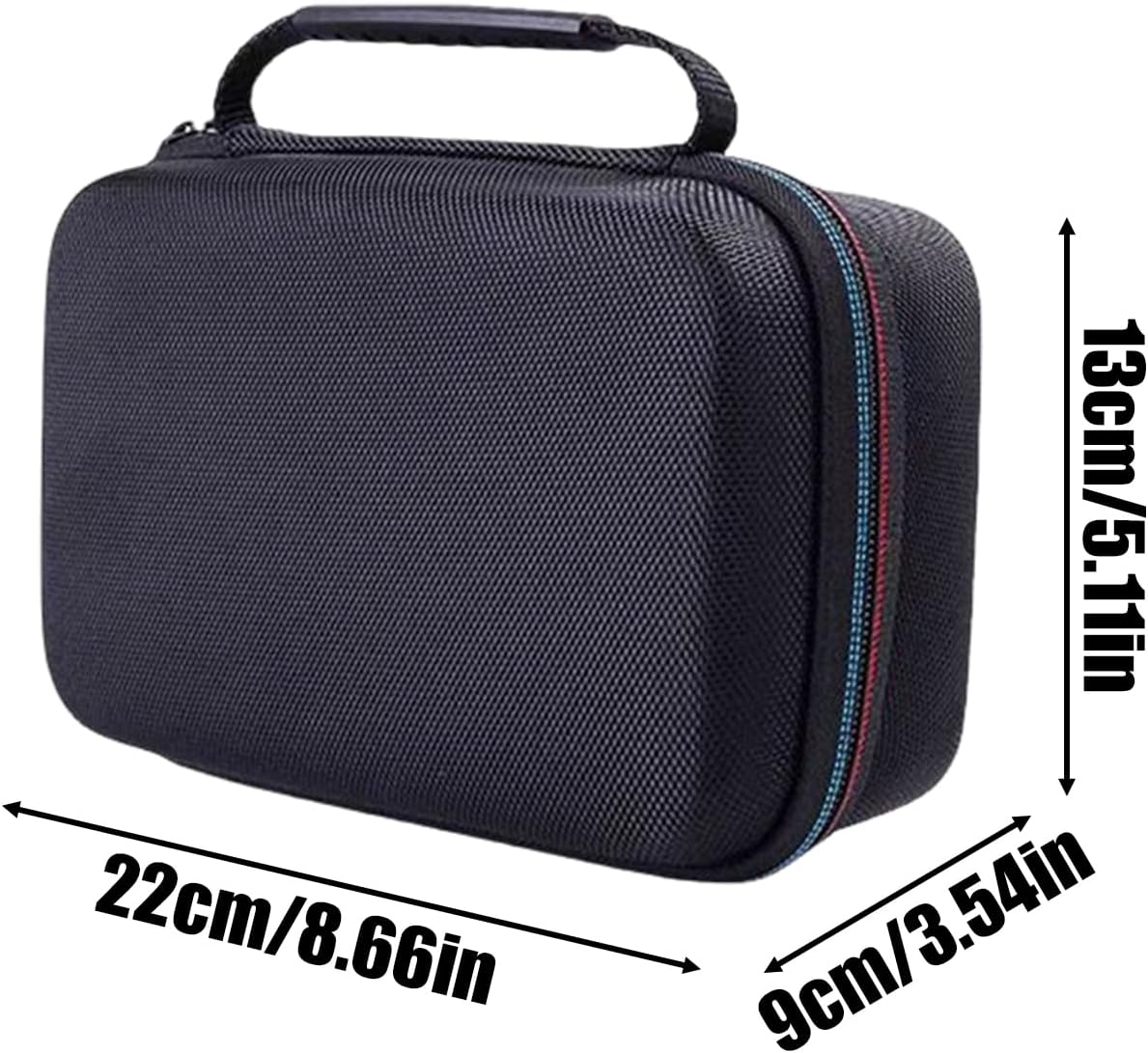 GENERIC Coque Rigide, Petite Boîte à Outils Portable Avec Poignée, Sac De Rangement Compact, Résistant Aux Chocs, Pour Câbles Et Instruments, Pour Les Affaires, La Maison, L'extérieur, La Pêche, Le Camping