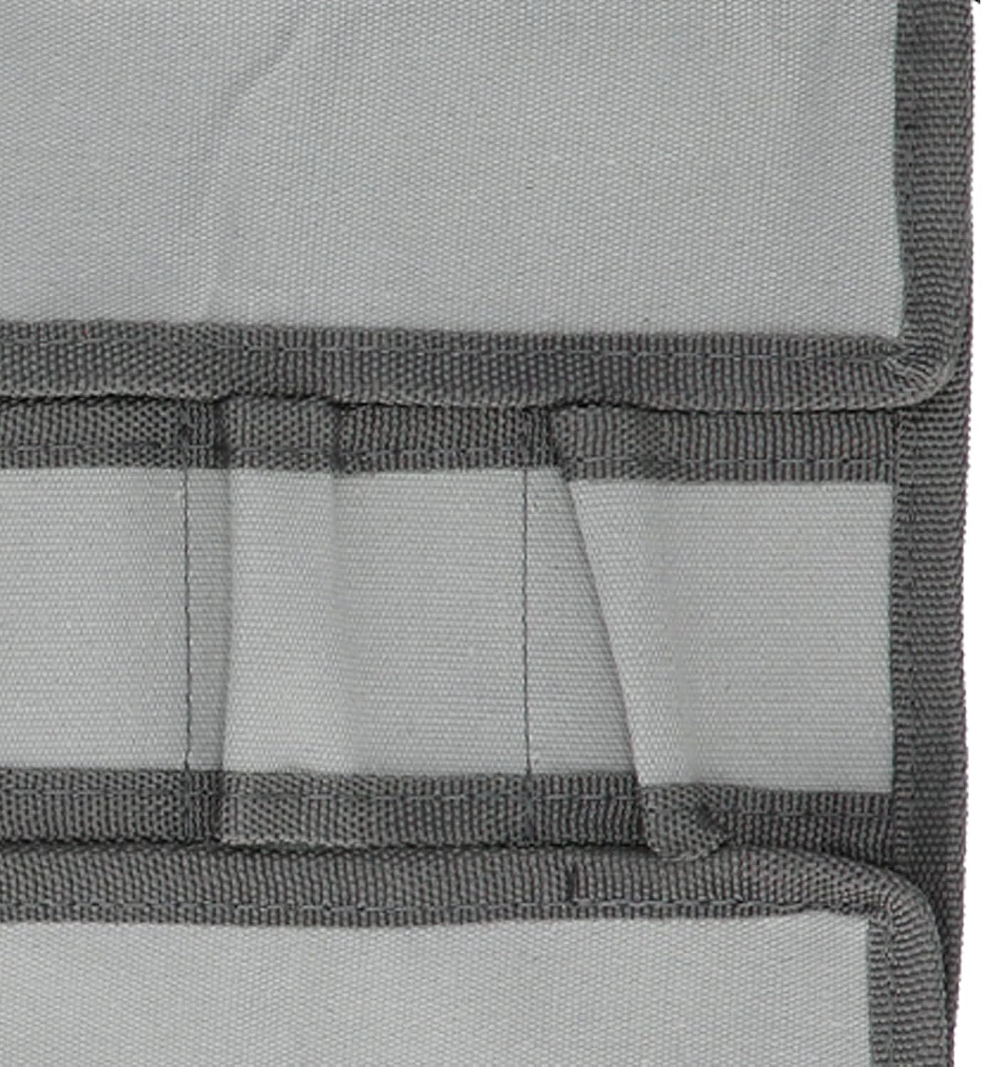  Cocoarm Sac à Outils En Toile Sac De Rangement Pour Outils 10 Emplacements Organisateur D'Outils De Jardin 53 X 32 Cm Pochette Enroulable Portable Avec Ceinture Fixe Pour Bonsaï Jardinage Atelier à