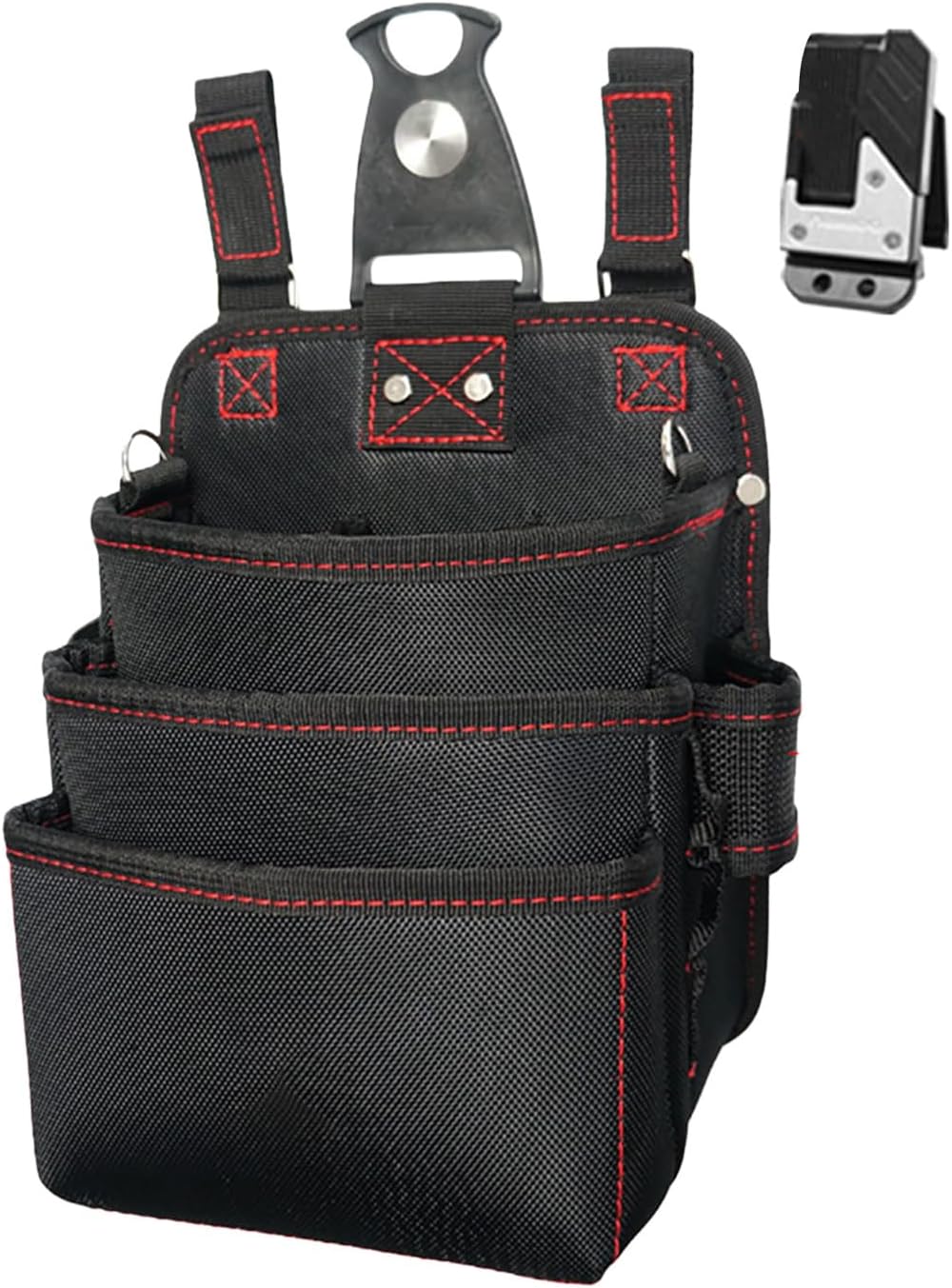 Genérico Outils Pour La Taille | Oxford Imperméable à 3 Couches, Porte-outils Organisateur Pour électriciens, Construction, Menuiserie, Jardinage Mécanique