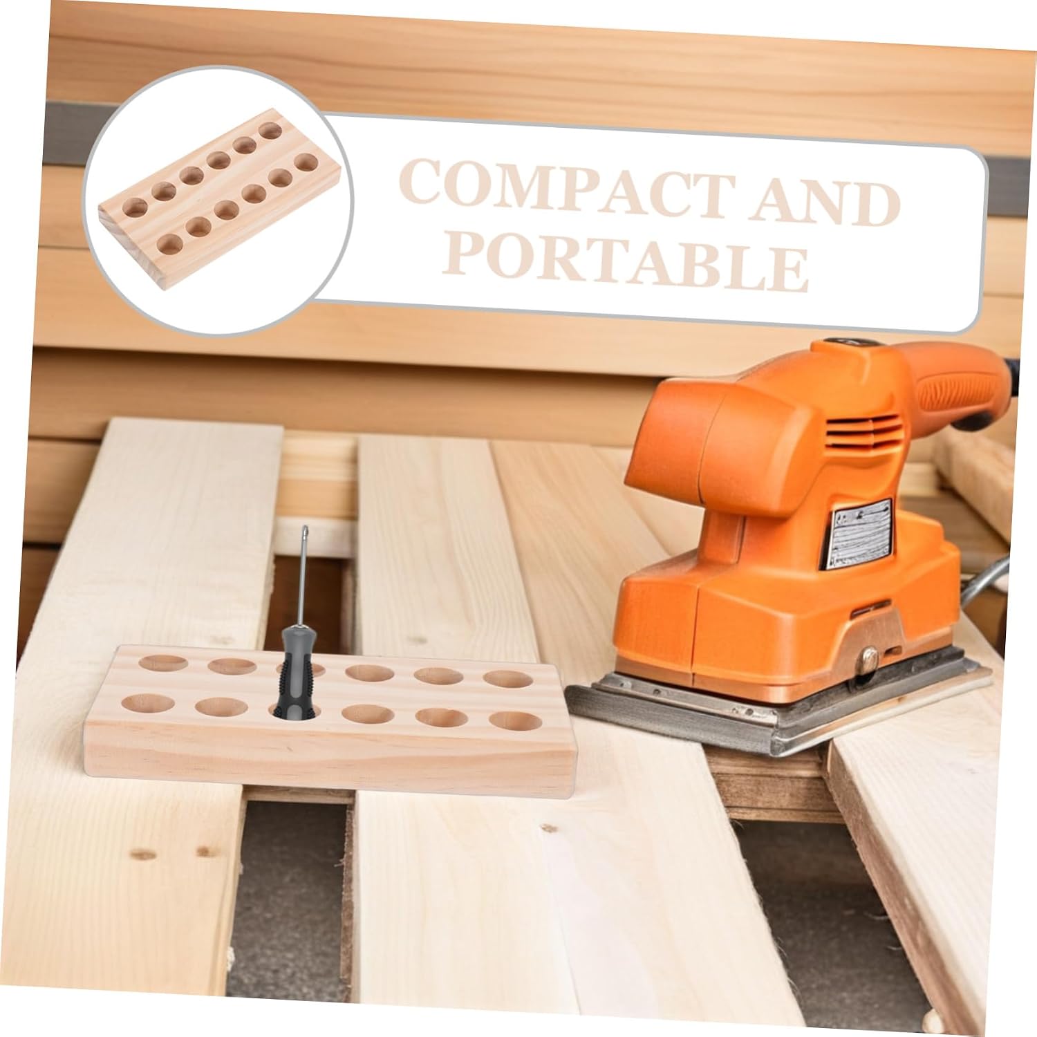  Angoily Organisateur Polyvalent En Bois Pour Pinces Design Élégant Et Gain De Place, Porte-Outils Pratique Pour Atelier Ou Espace De Bricolage