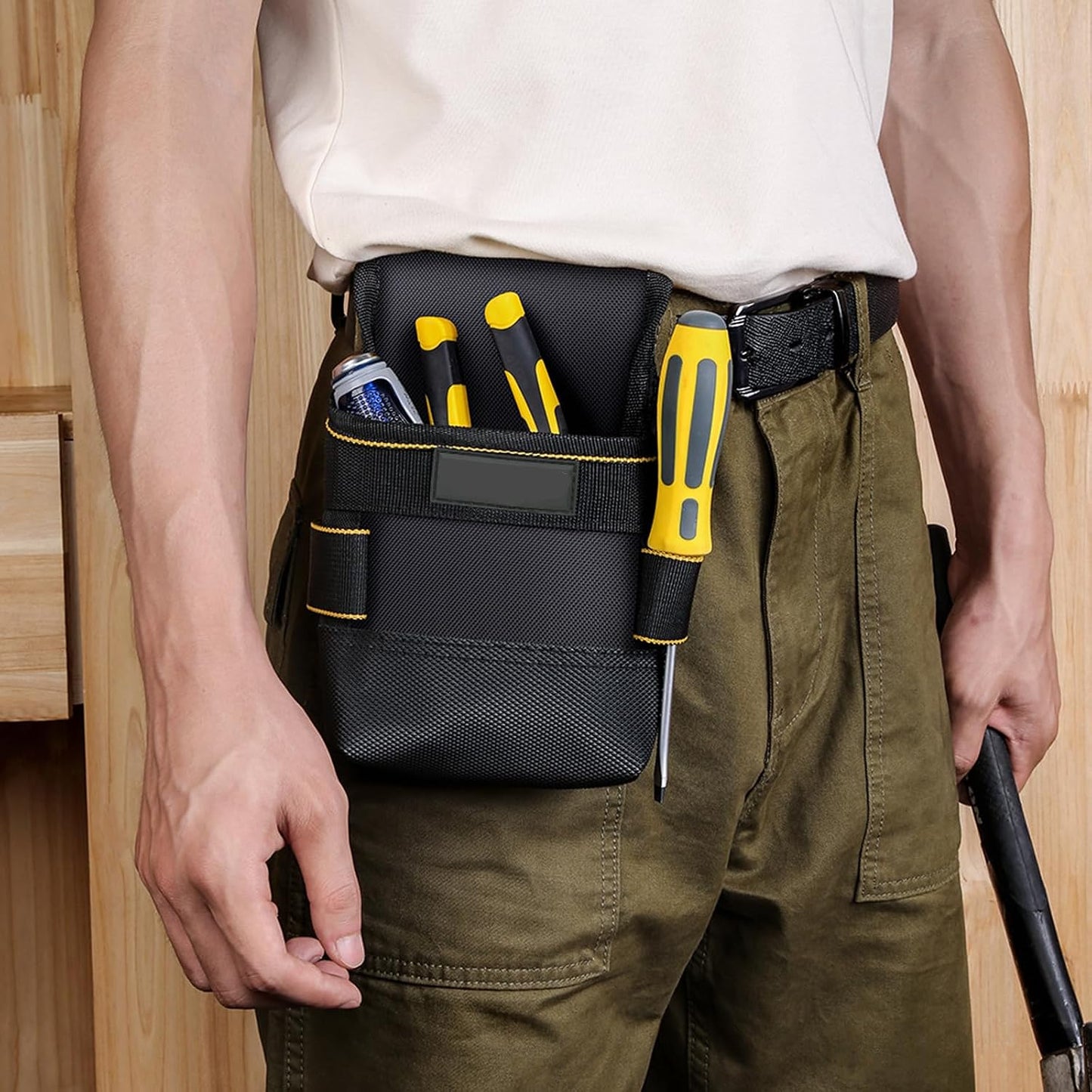  Porte-outils Multifonction Avec Sangle Réglable Et Planificateur D'outils De Construction Robuste