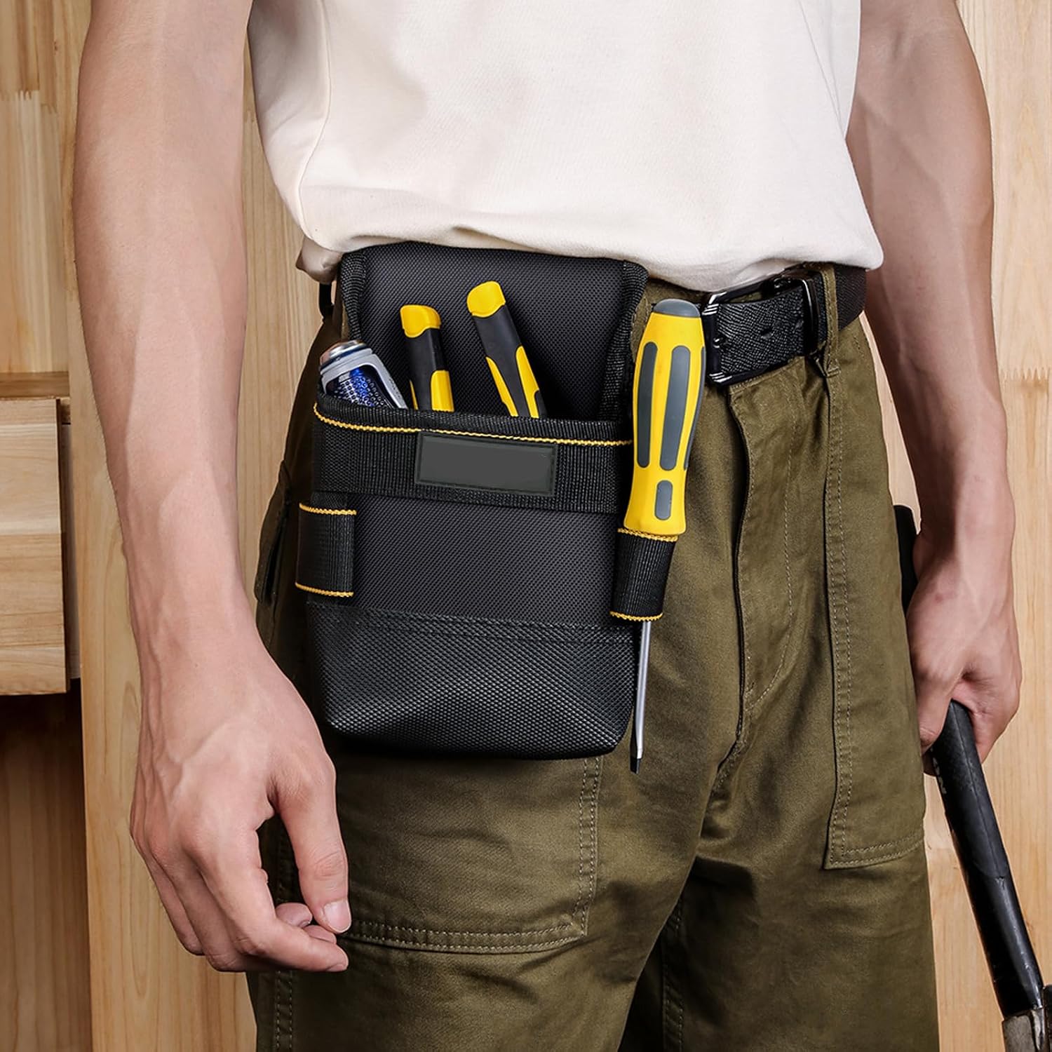  Porte-outils Multifonction Avec Sangle Réglable Et Planificateur D'outils De Construction Robuste