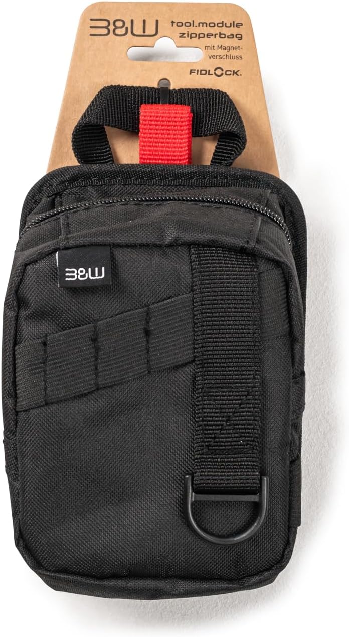  B&W Tool.Module 116.62 Sac à Fermeture éclair (Porte-Outils Avec Système Fidlock, Sac Pour Téléphone Portable, Sac Pour Ceinture à Outils, En Polyester) Sans Outils