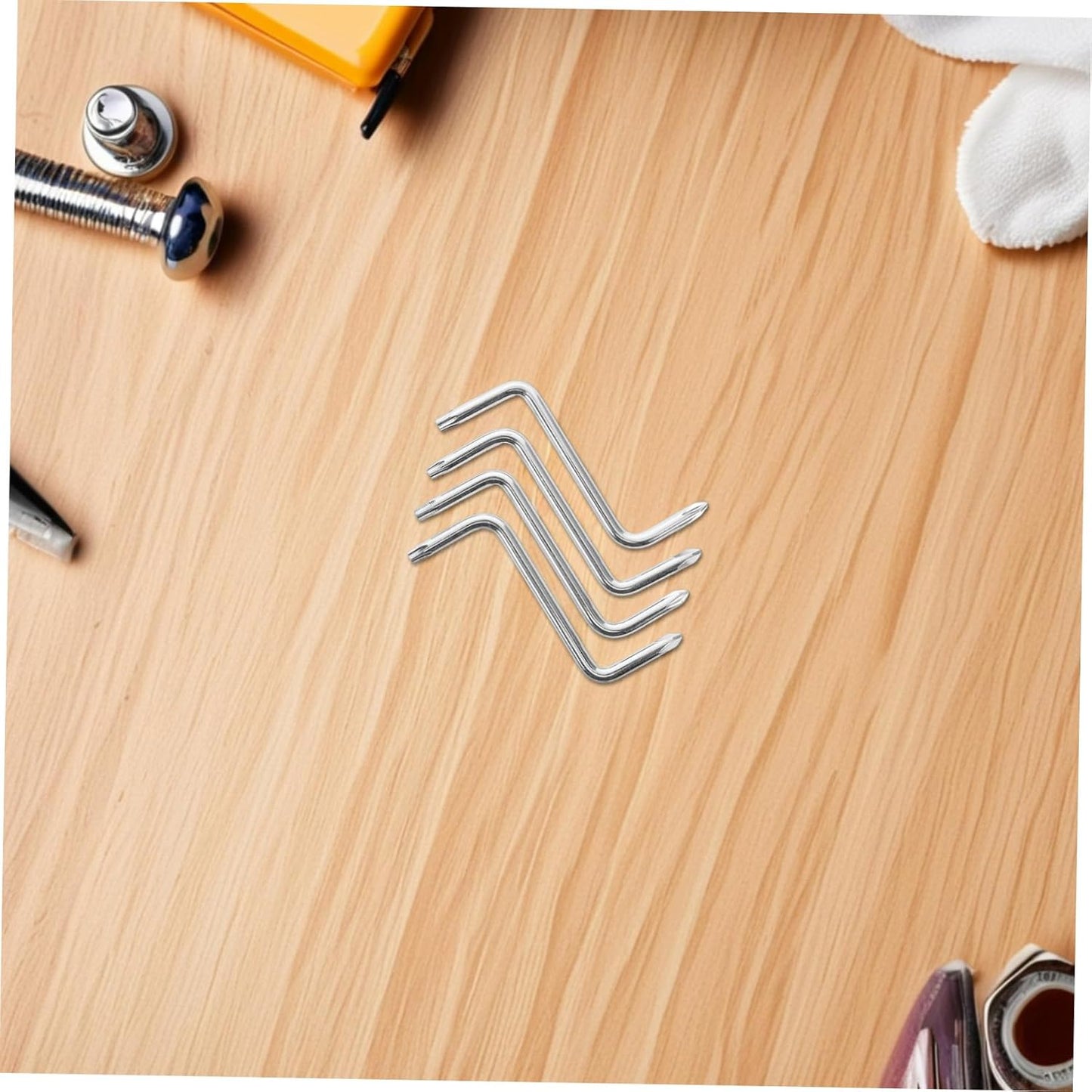 Gatuida 4pièces Tournevis Coudés Z Pour Installation -boue Outil Double Tête Pour Restreints Et Appareils Ménagers