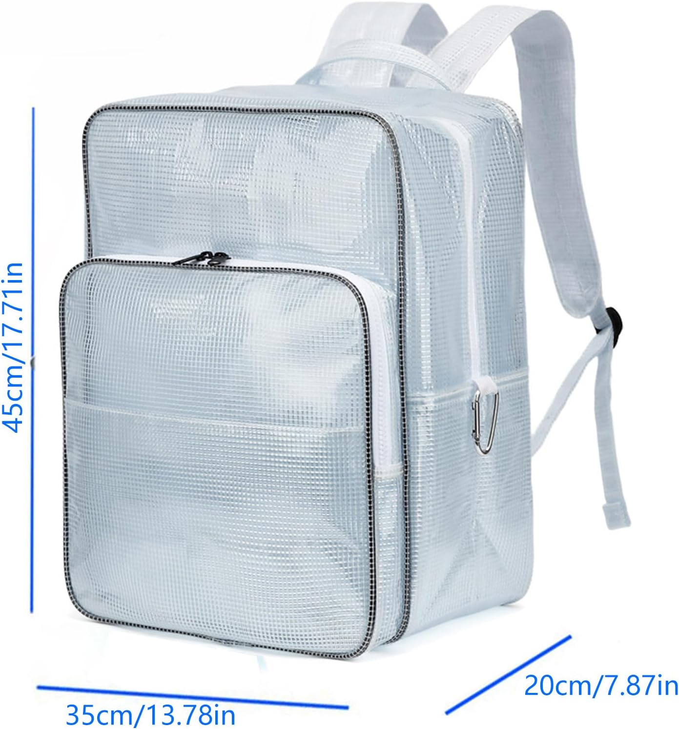  Sacs à Dos De Rangement En PVC Transparent Pour Outils Utilitaires De 45,7 Cm, Pochettes De Transport Pour Réparation Et Entretien électroniques