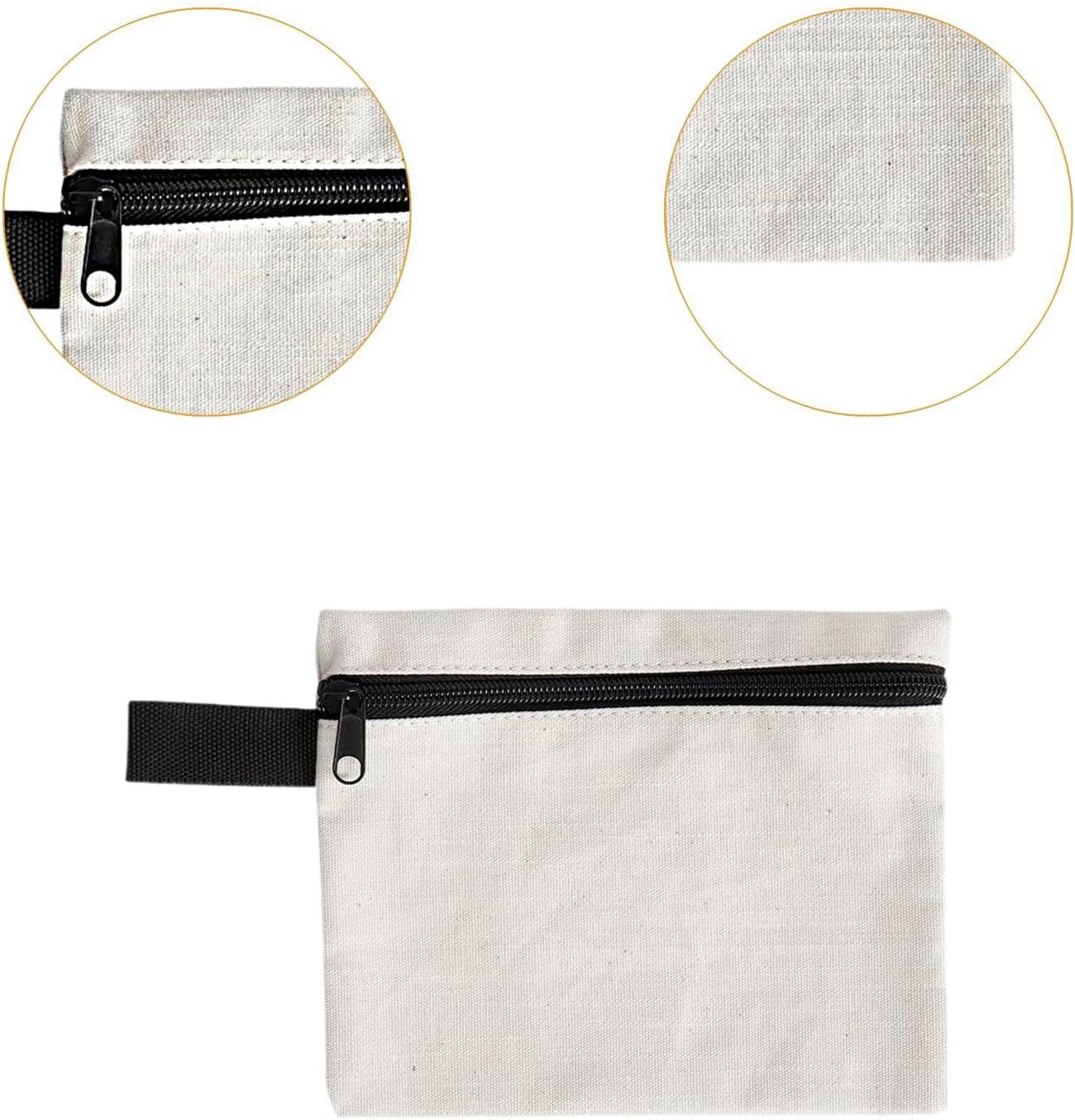  Generic Sacoche à Outils Multifonctionnelle Et Portable Pour Tournevis Et Outils De Et De Camping, Toile Blanche 18x15cm