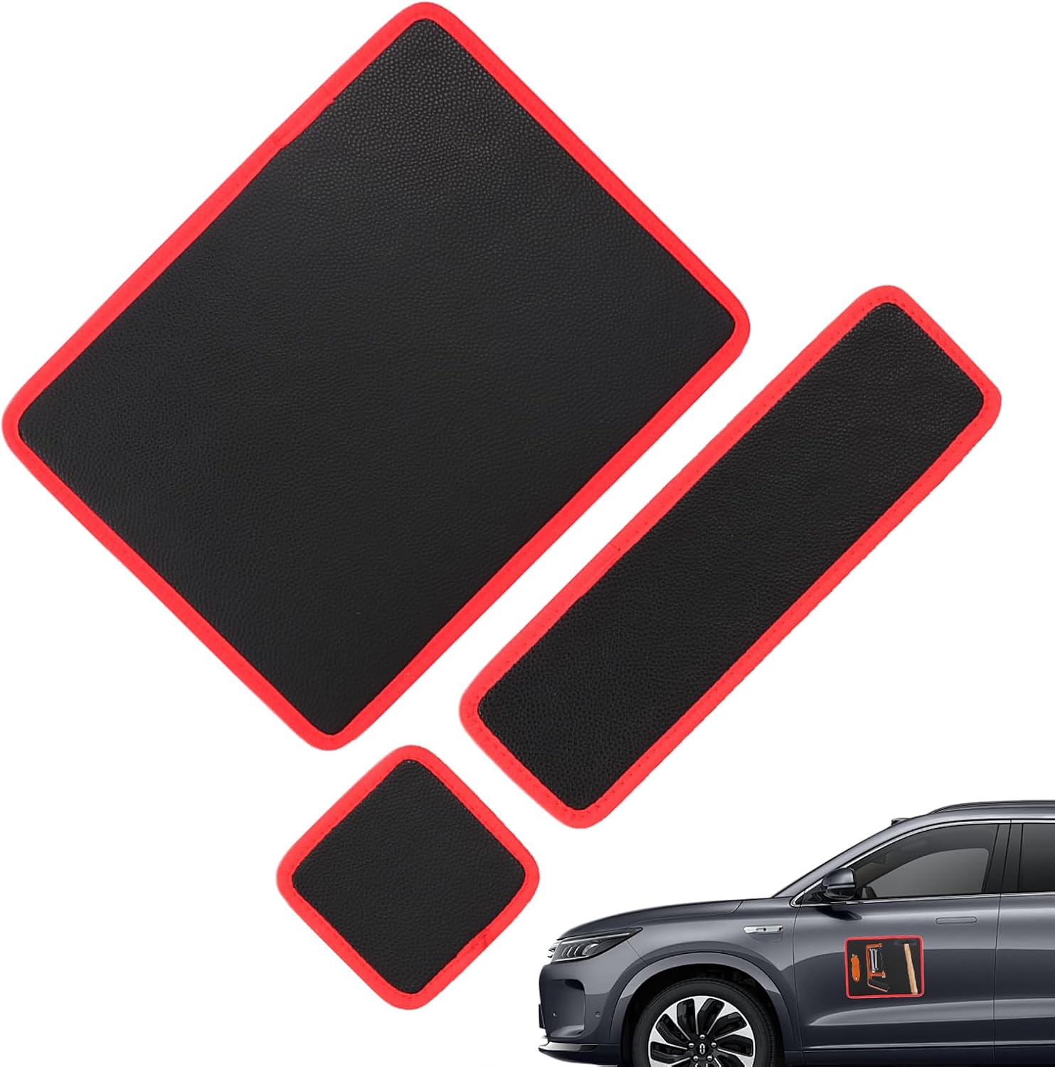  Lot De 3 Tapis Magnétiques Pour Outils De Mécanicien, Avec Couche De Protection En PVC, Porte-outils De Différentes Tailles, Pour Atelier Domestique, Réparation Automobile, Mécanique, électriciens Et