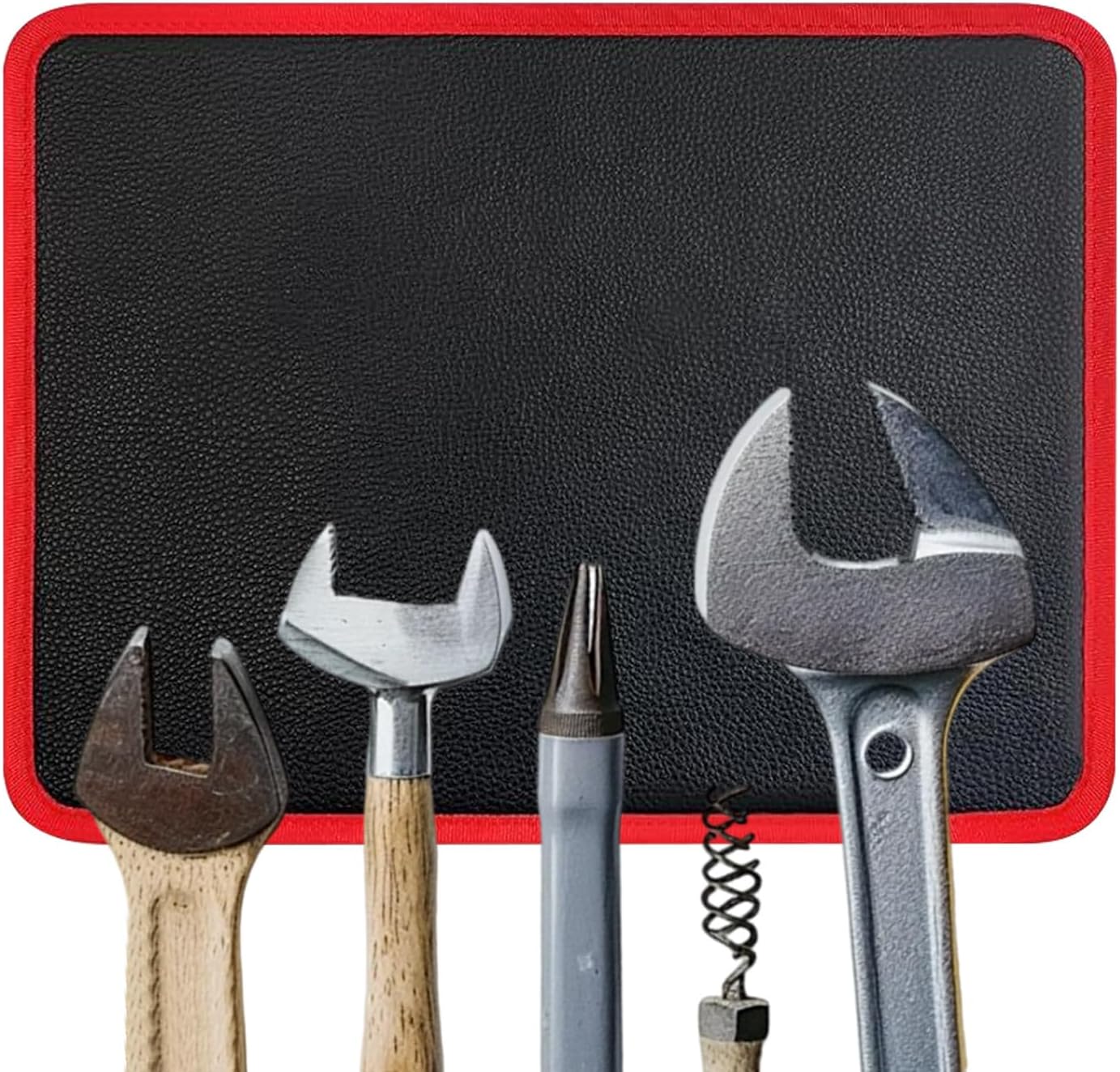  Tapis à Outils Magnétique – Organiseur De Boulons Magnétiques Pour Réparation Automobile | PVC Avec Aimant Puissant, Tampon à Outils Flexible Pour Le Travail Des Métaux, Le Travail Du Bois, Les