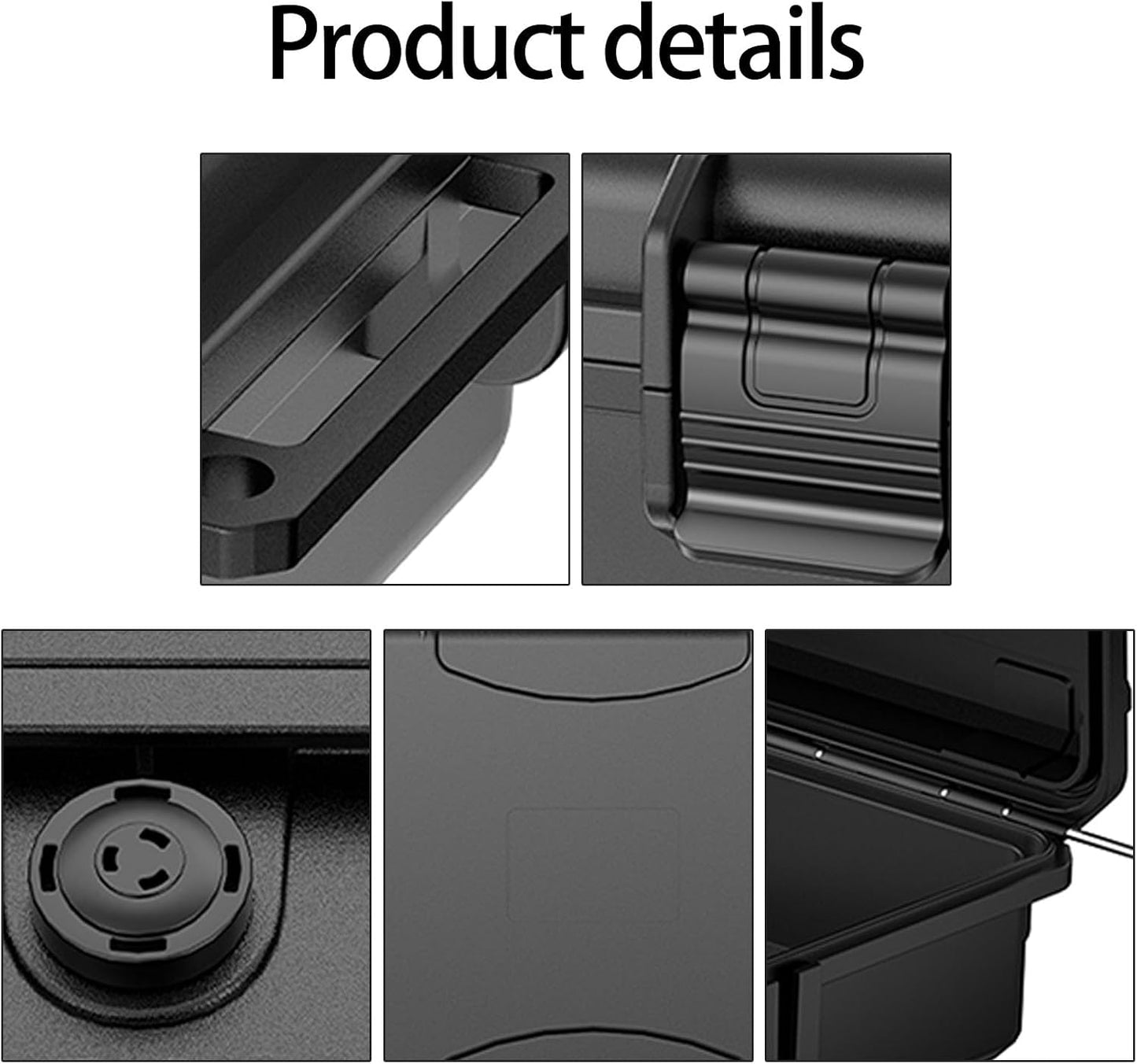  Boîte Utilitaire Industrielle En ABS Avec Poignée Ergonomique Et Régulation De La Pression Pour Un Rangement Sécurisé Des Articles ABS Outil