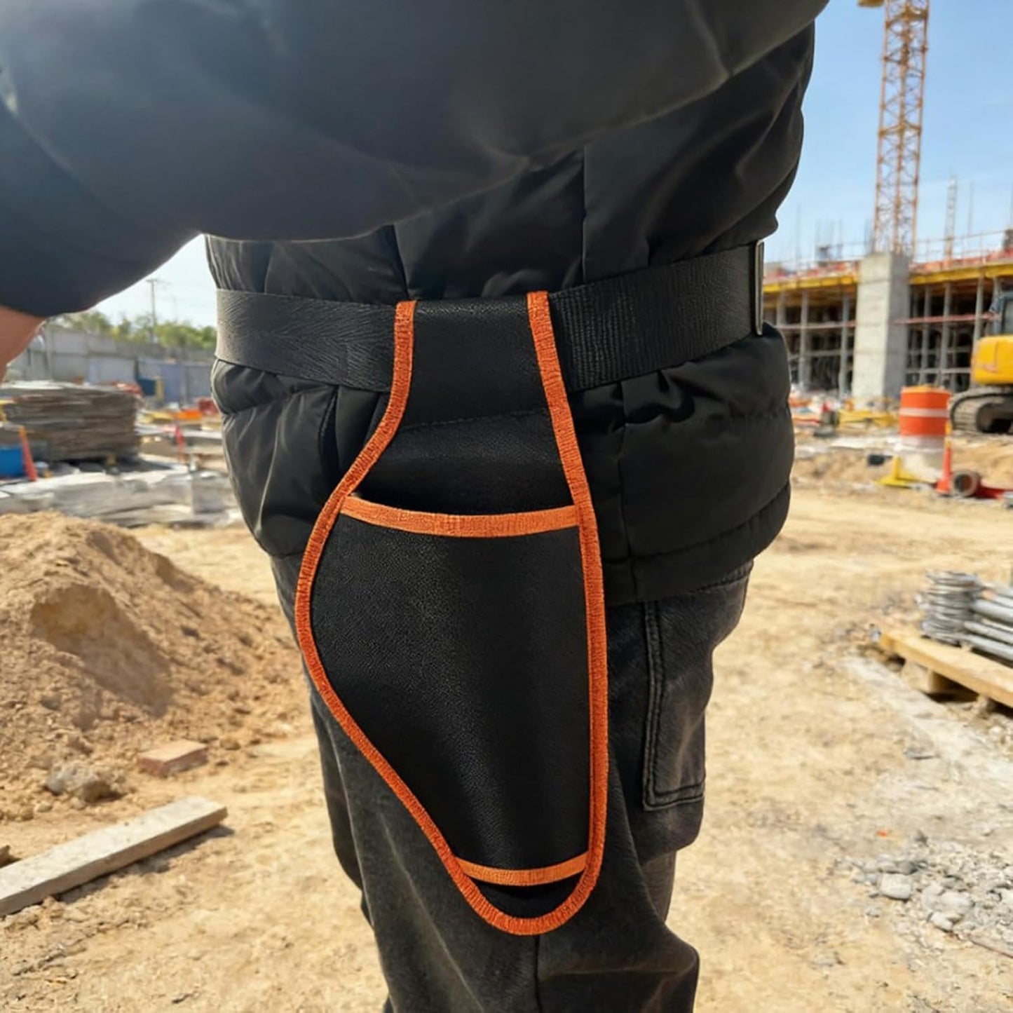  Ceinture Porte-outils De Charpentier Fabriquée à Partir De Tissu Sac Banane Parfait Pour Les Chantiers De Travail Et Les Projets De Réparation à Domicile, Outils De Jardinage
