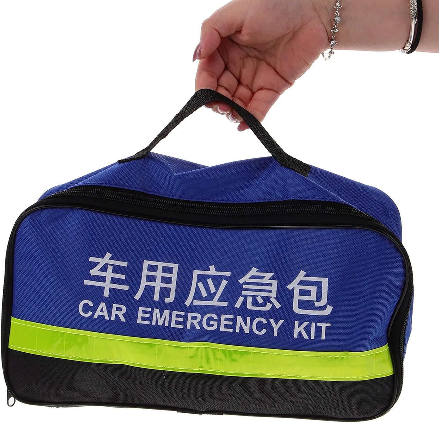  Jojofuny Trousse à Outils Pour Véhicule Multifonction Fiable En Abs Et Caoutchouc, Kit D'urgence Pour Inspections Automobiles Sur Route, 1 Set Pratique