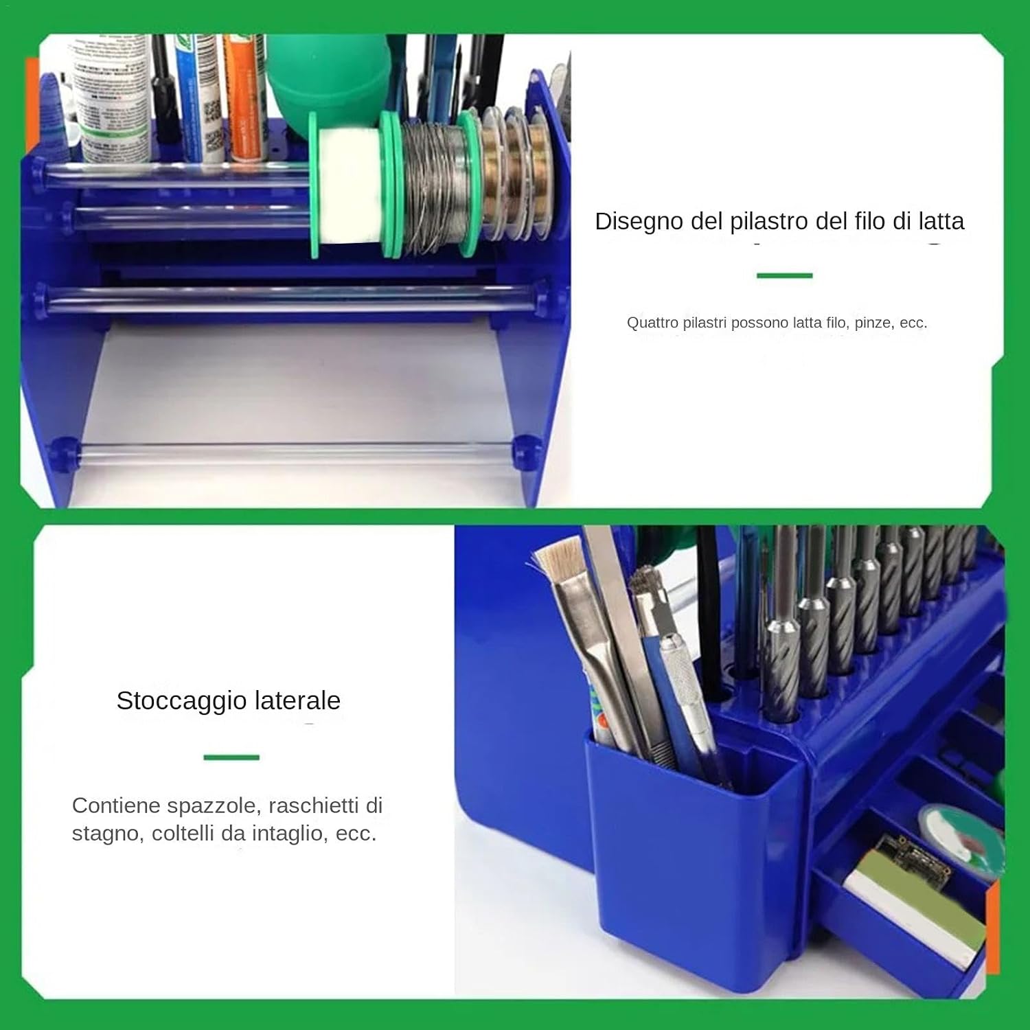 Genérico Organiseur D'outils 26 Trous | Compact Maintenance Kit | Tool Box, Professional Tool Organizer, Conteneur De Stockage Polyvalent, Easy Access Tool Box, Portable Maintenance Toolbox, Home Workshop