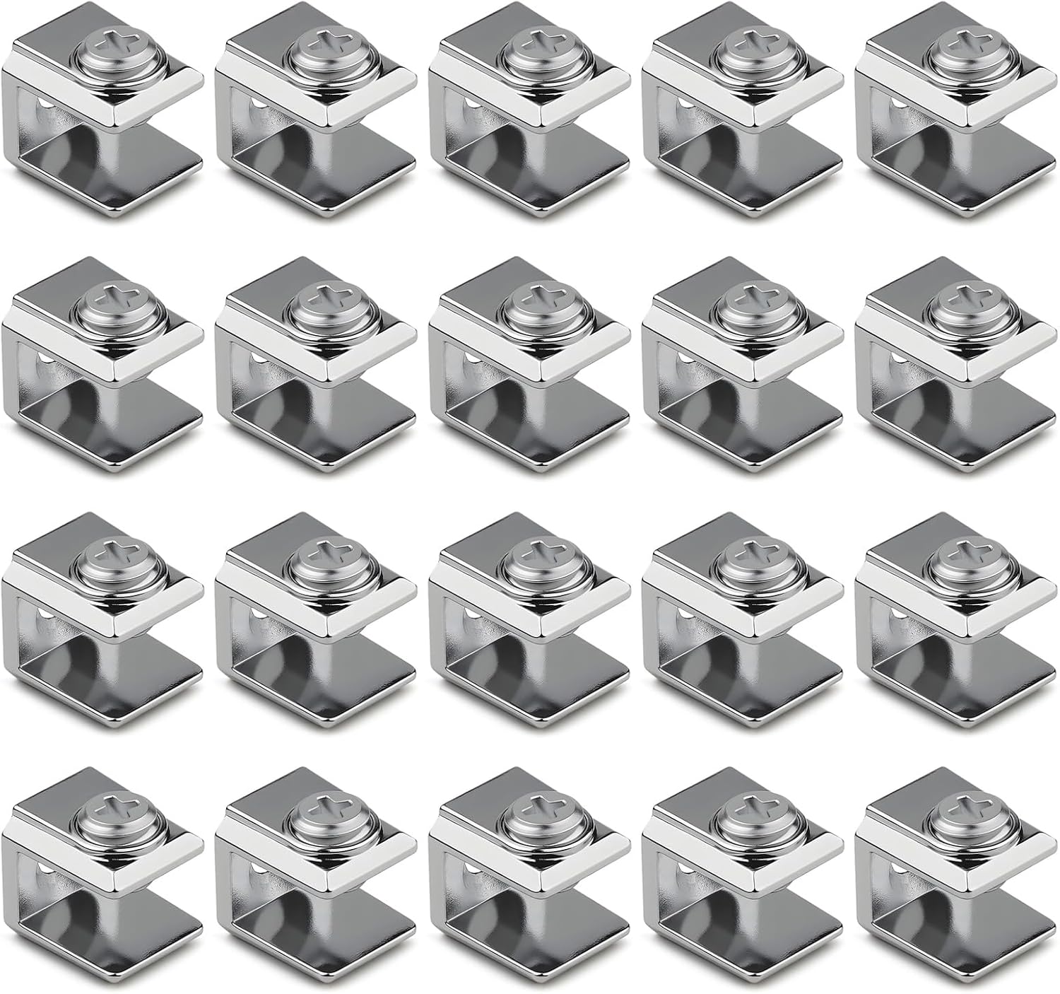  Clip En Verre Pour Panneau Acrylique De 3 à 8 Mm - Supports Renforcés En Acier Inoxydable - Pour Cloison De Montage