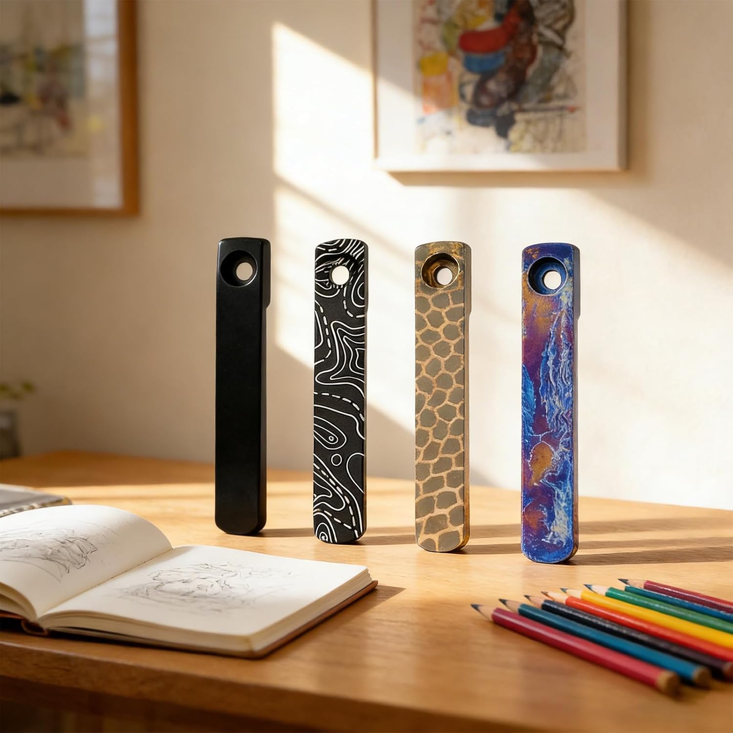  Pince Coupante En Métal Avec Plusieurs Options De Couleur, Pince Noire Légère Pour Transporter Un Clip Arrière élégant
