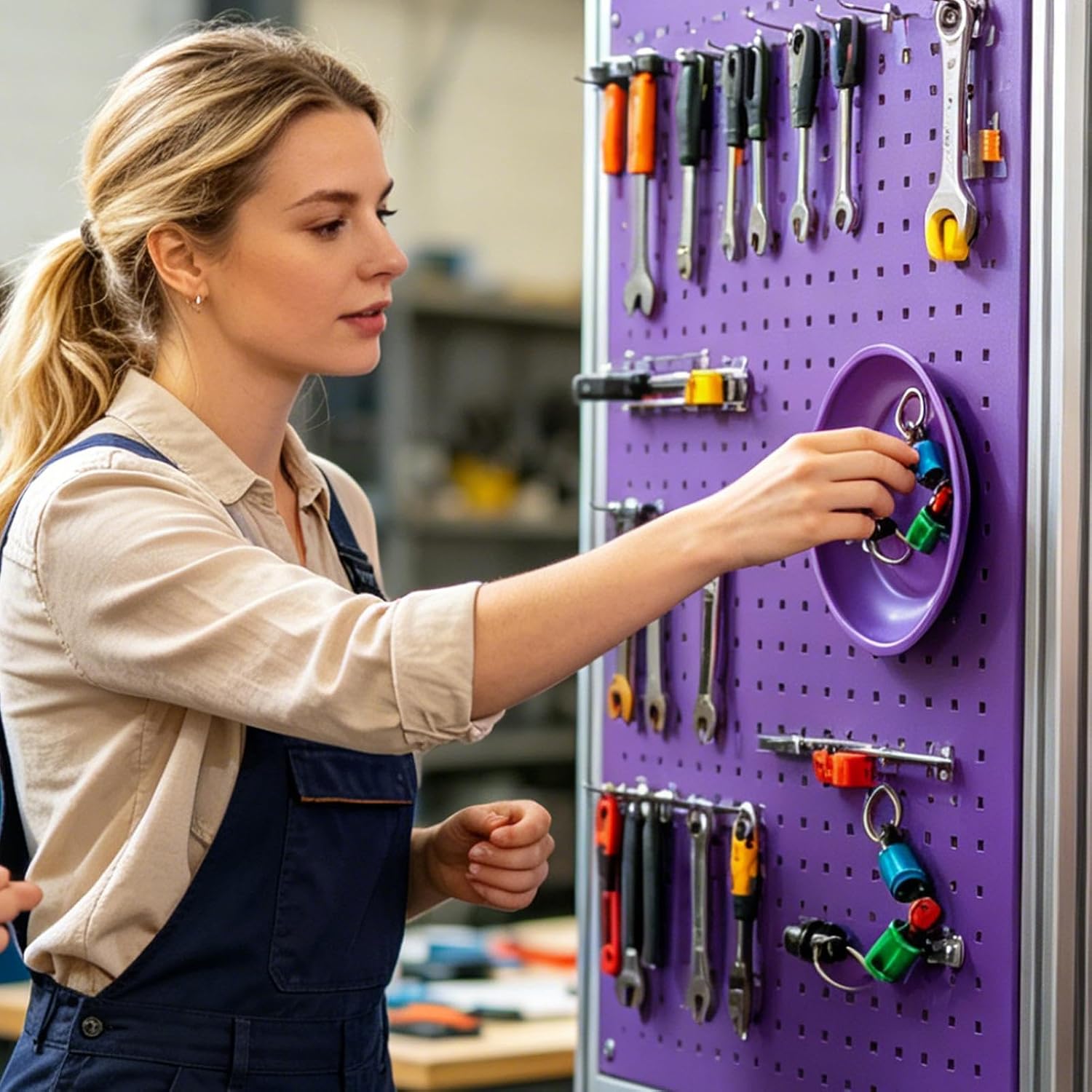  Plateau Magnétique | Support De Rangement En Acier Inoxydable – Plateau Organisateur D'outils | Pour Atelier, Garage, Réparation De Voiture