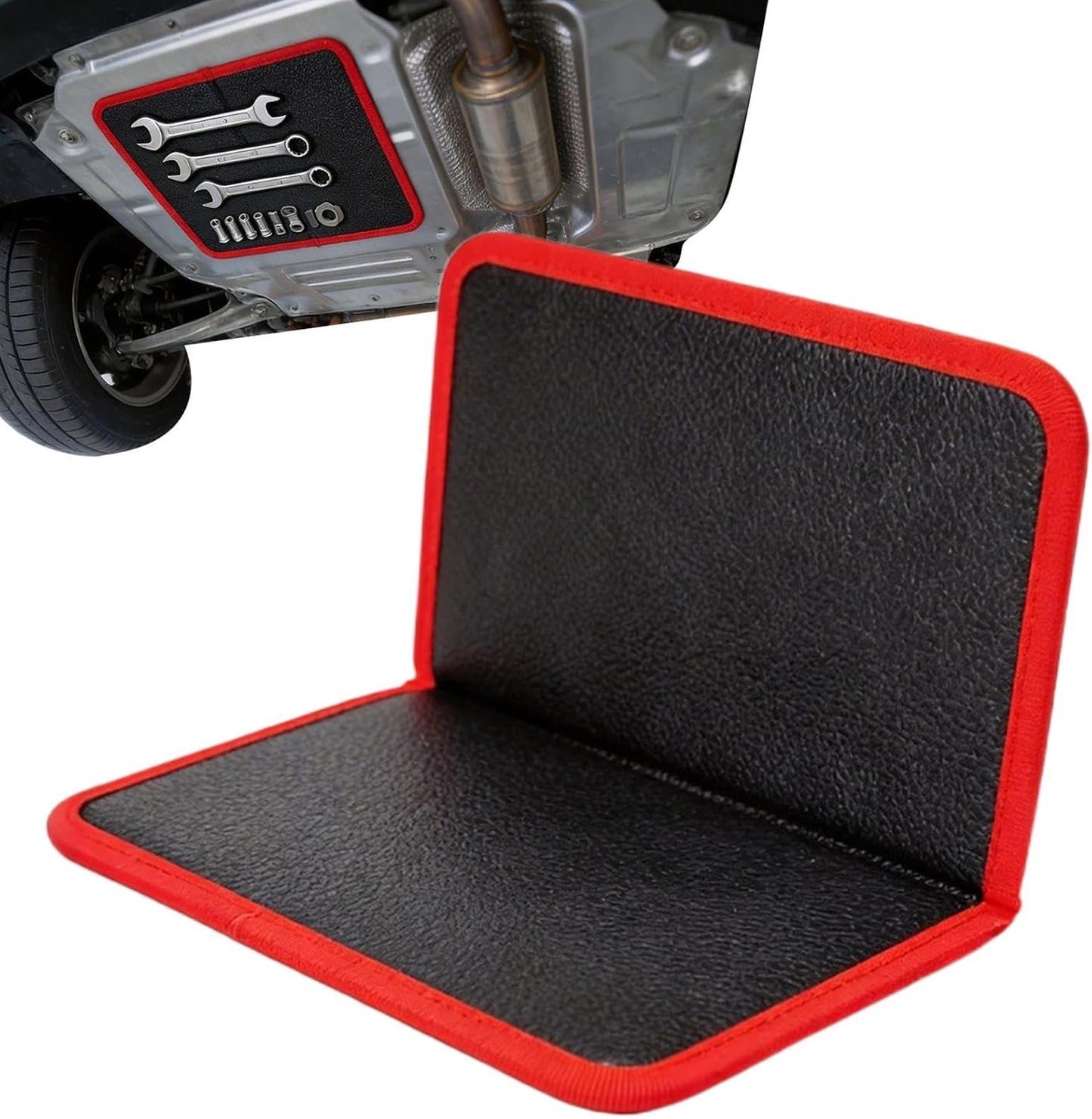  Magnetic Mat - Tool Organization Pad For Repair Work | Silicone Base With Embedded Magnetic Zones, Anti Slip Workbench Accessory For Screws Parts Electronics Repair Assembly