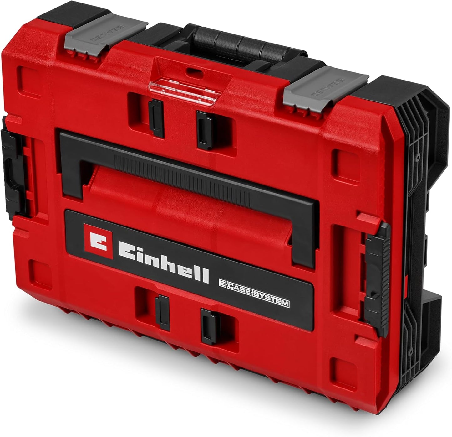  Einhell E-Case M SEALED (gamme E-Case, étanche à La Poussière Et Aux Projections D’eau, Compatible Avec Les Mallettes Half Size, 44 X 33 X 29 Cm, Charge Max. 90 Kg, Poignée)